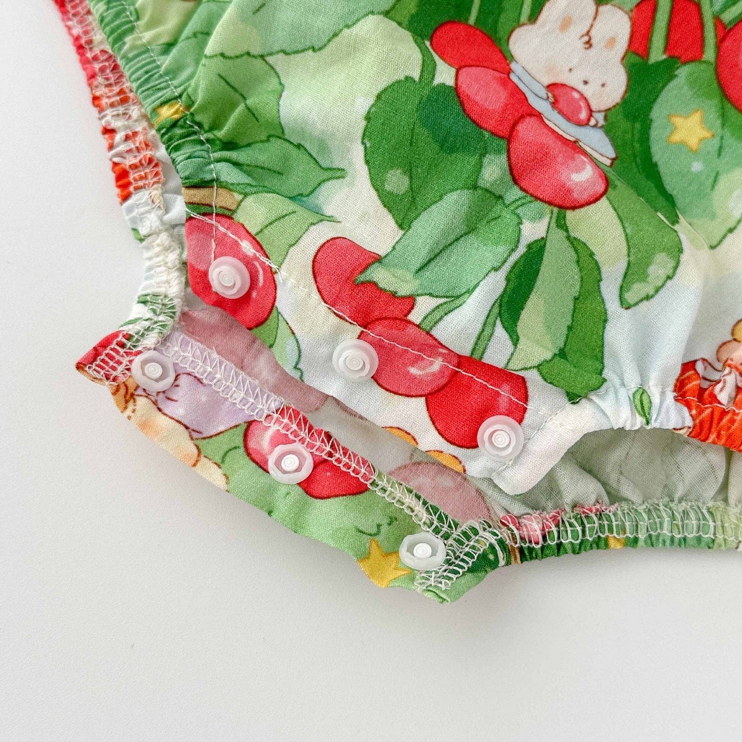 Patchwork Cherry Pattern Onesie