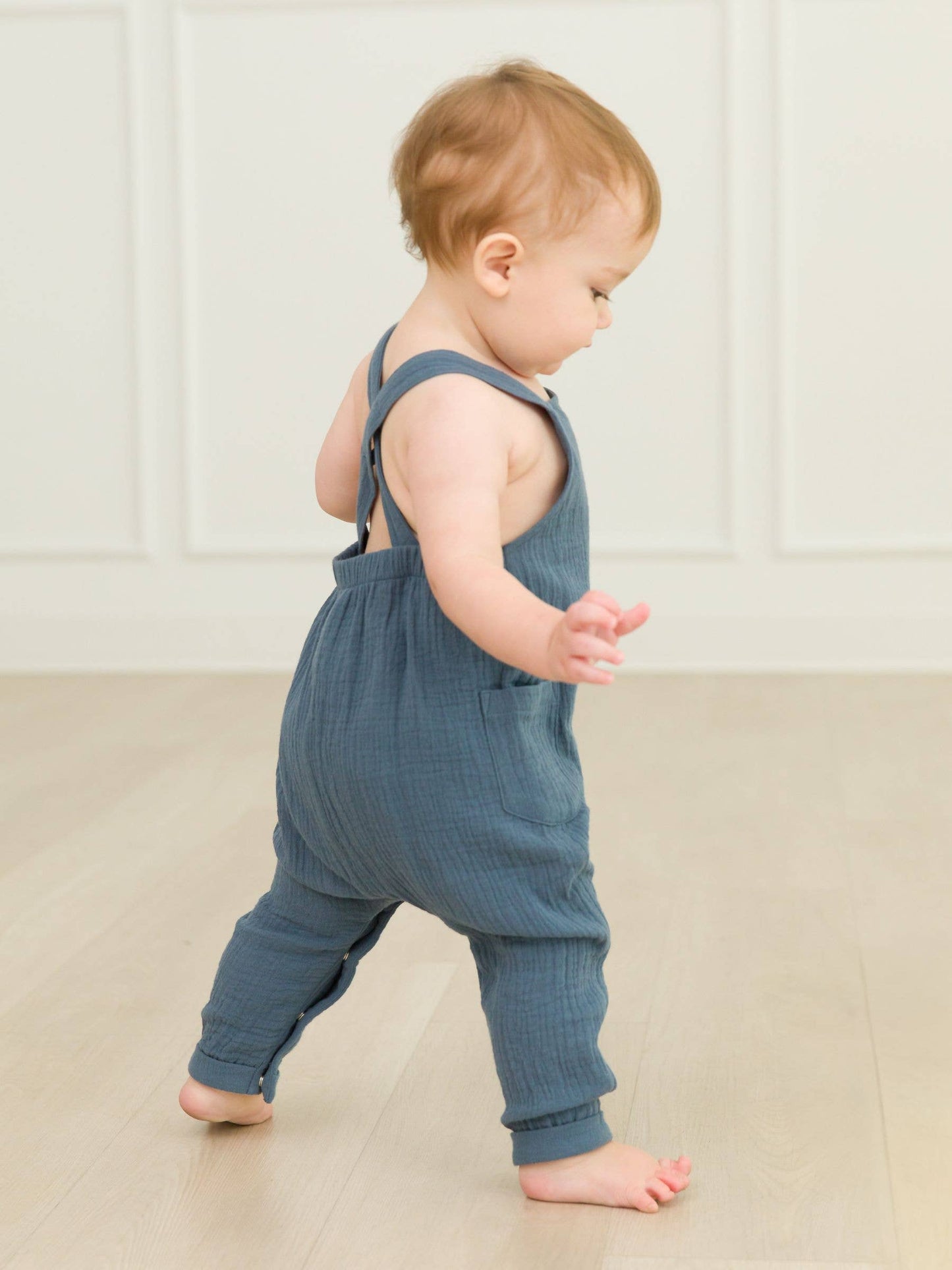 Steel Blue Gauze Overall
