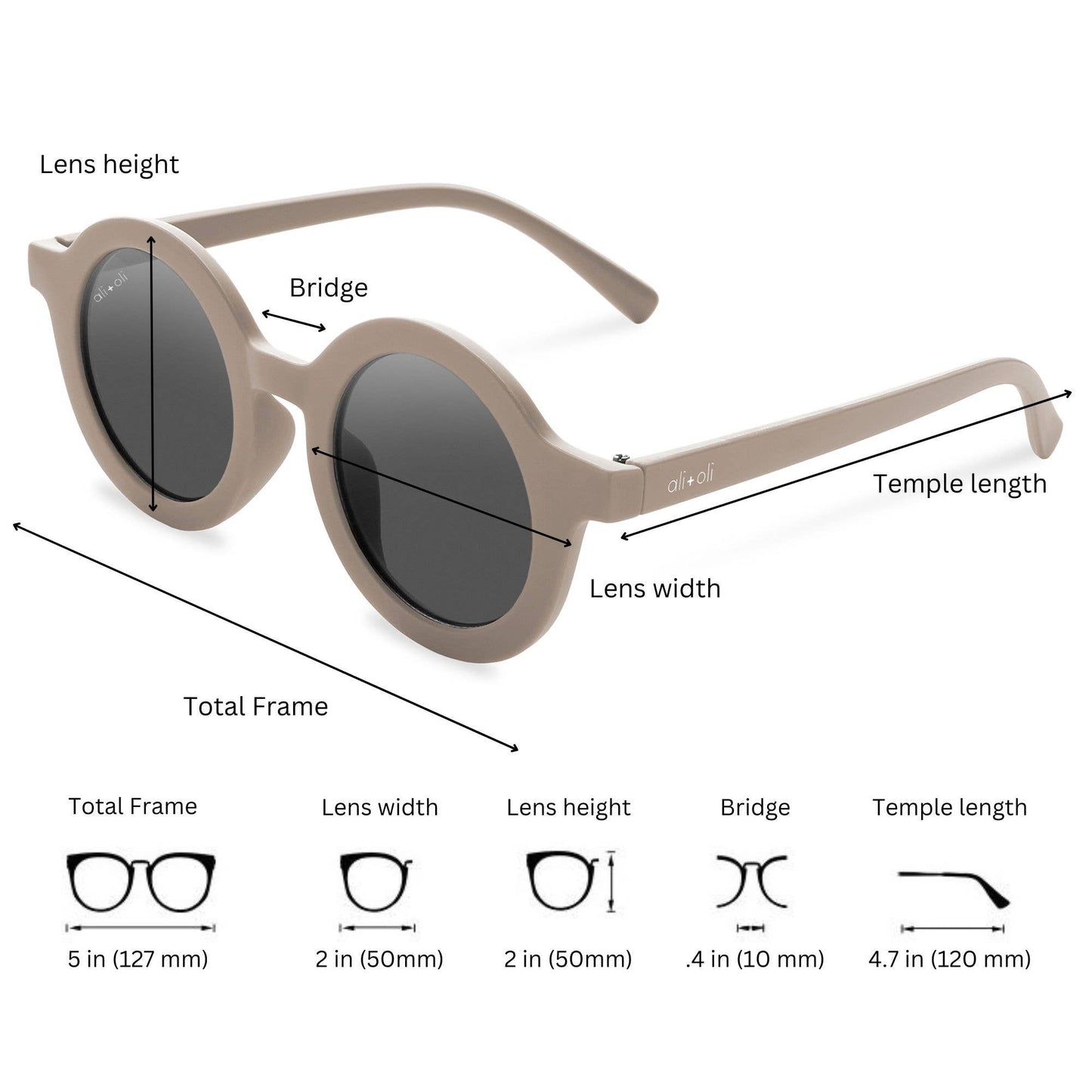 Taupe round