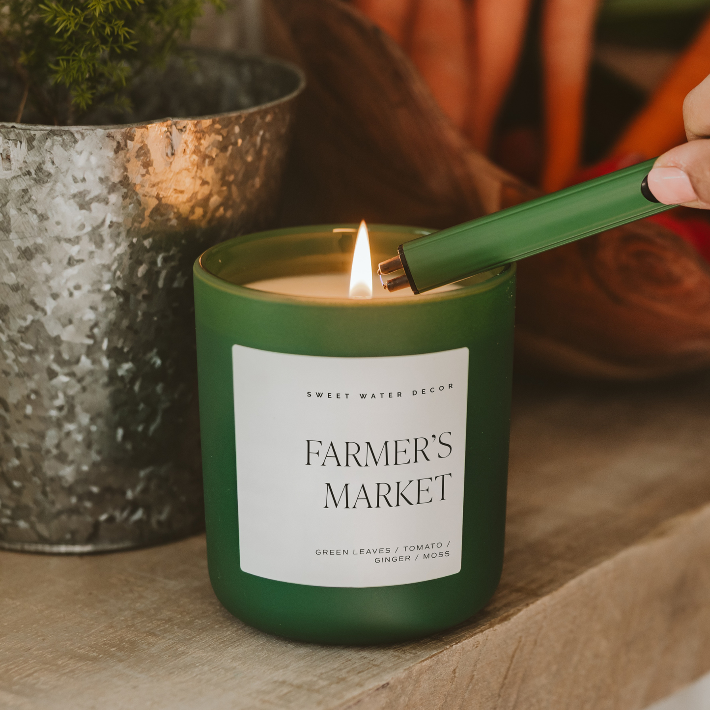 *NEW* Farmer's Market 15 oz Soy Candle, Matte Jar - Gifts