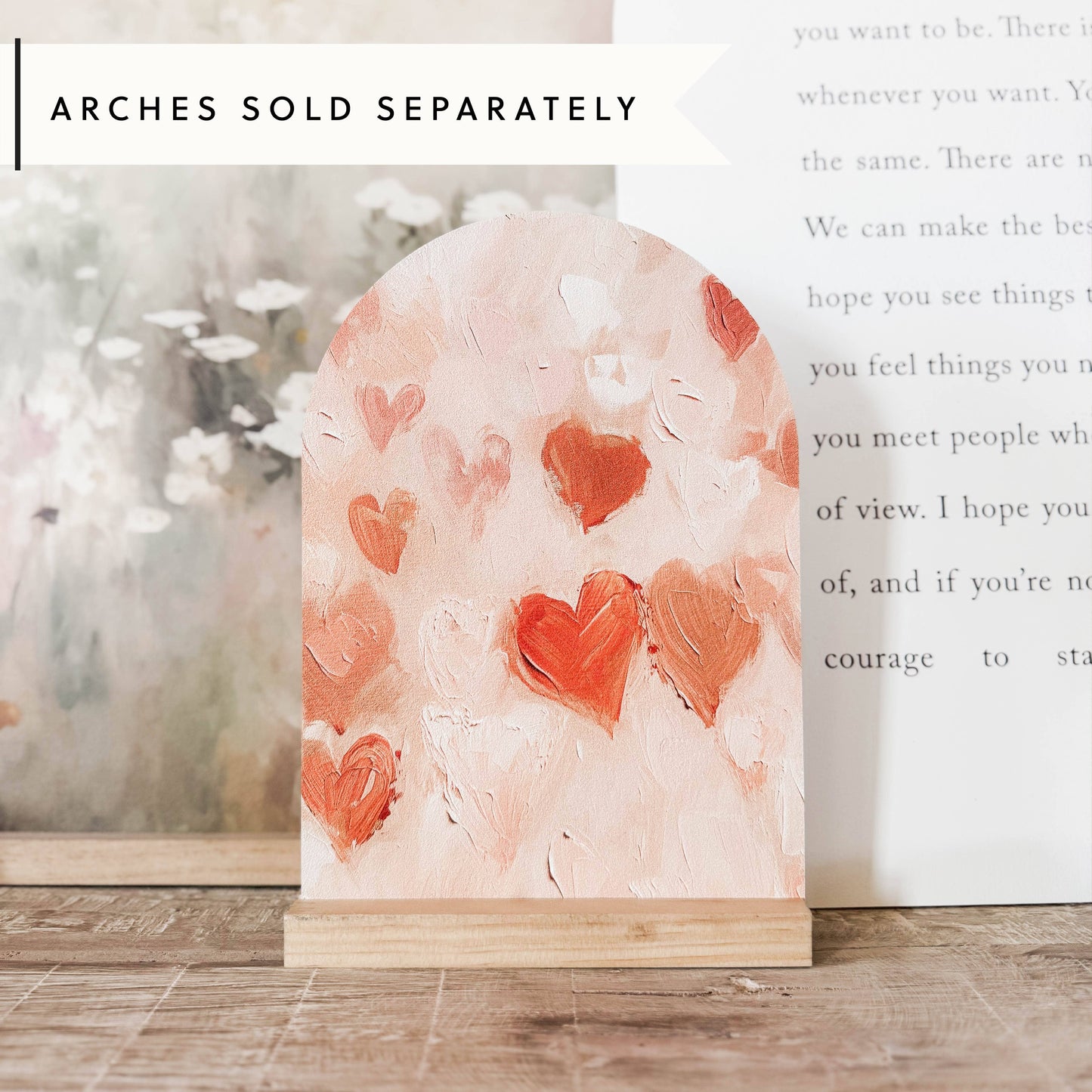 Arch Wood Base *BASE ONLY! Arches Sold Separately*