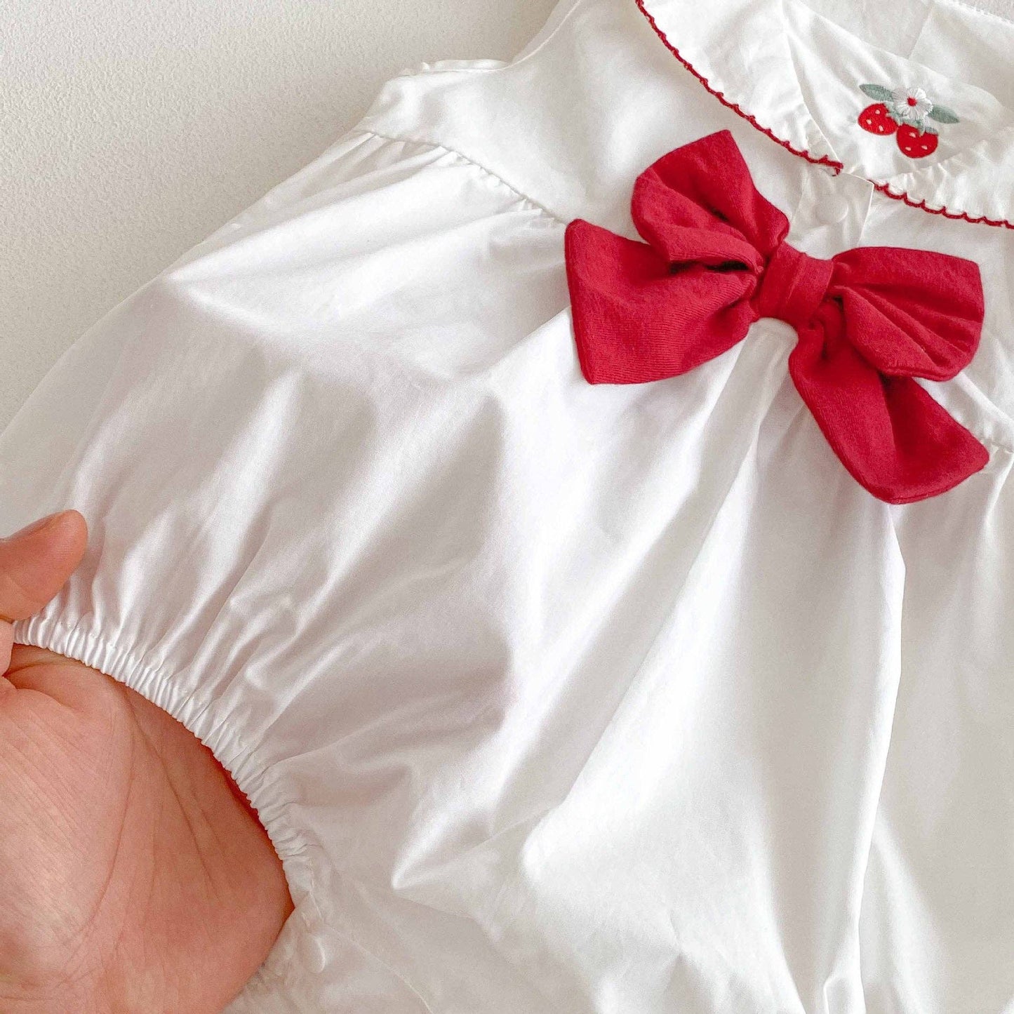 Strawberry Pattern Onesie