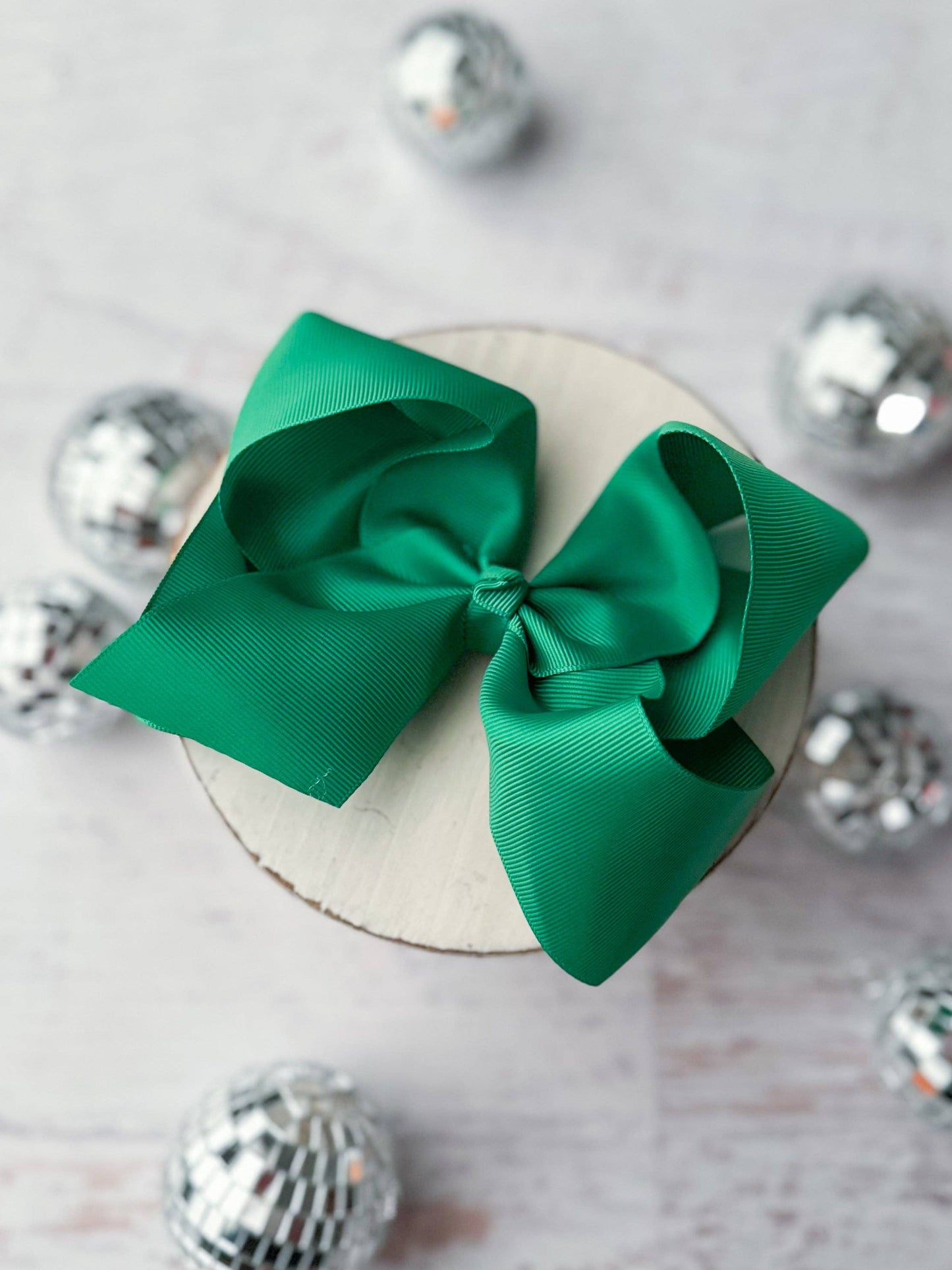 Oversize Grosgrain Hair Bow - Alligator Clip - 5.5"
