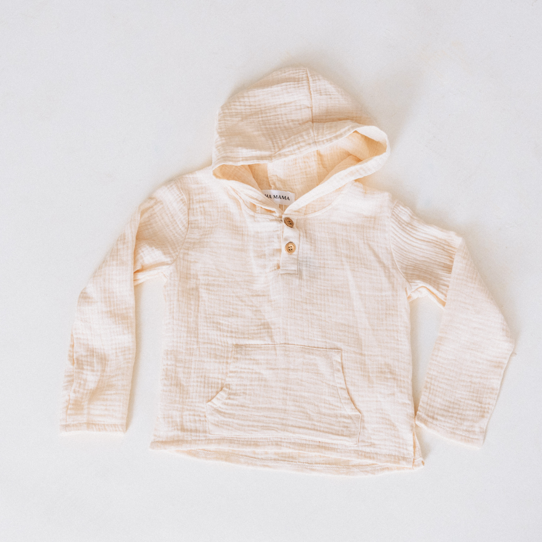 Muslin Hooded Shirt