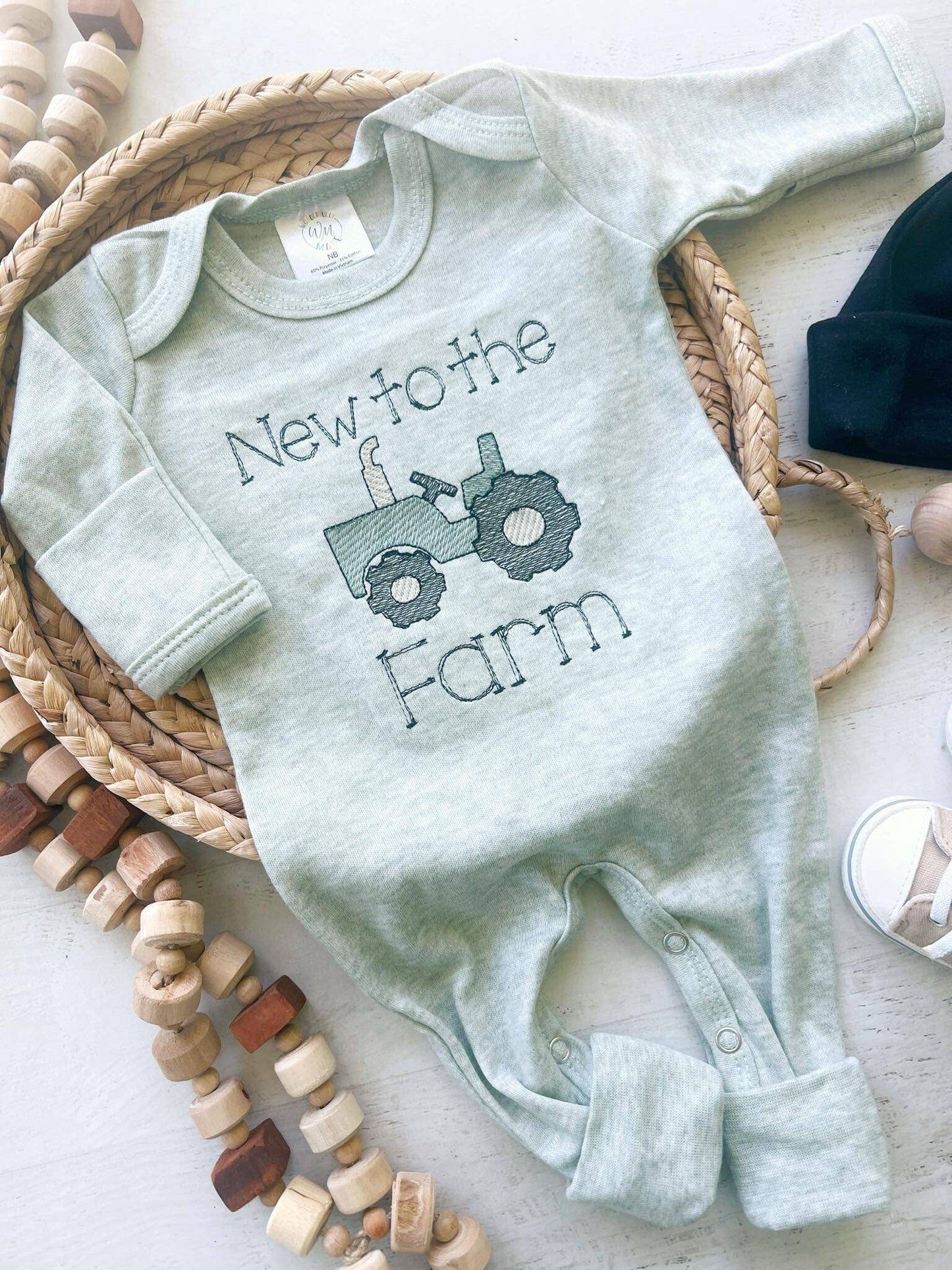 New To The Farm Romper