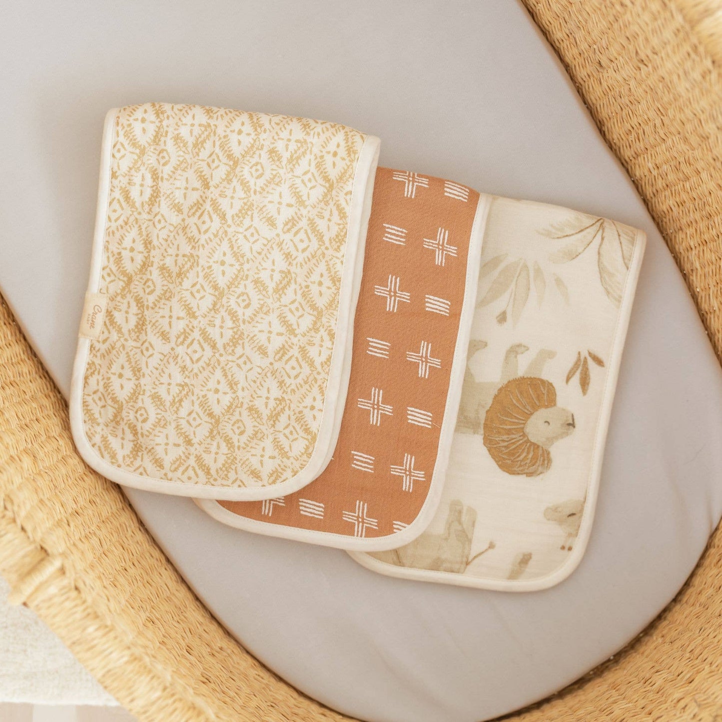 Kendi 3-Pc. Burp Cloths