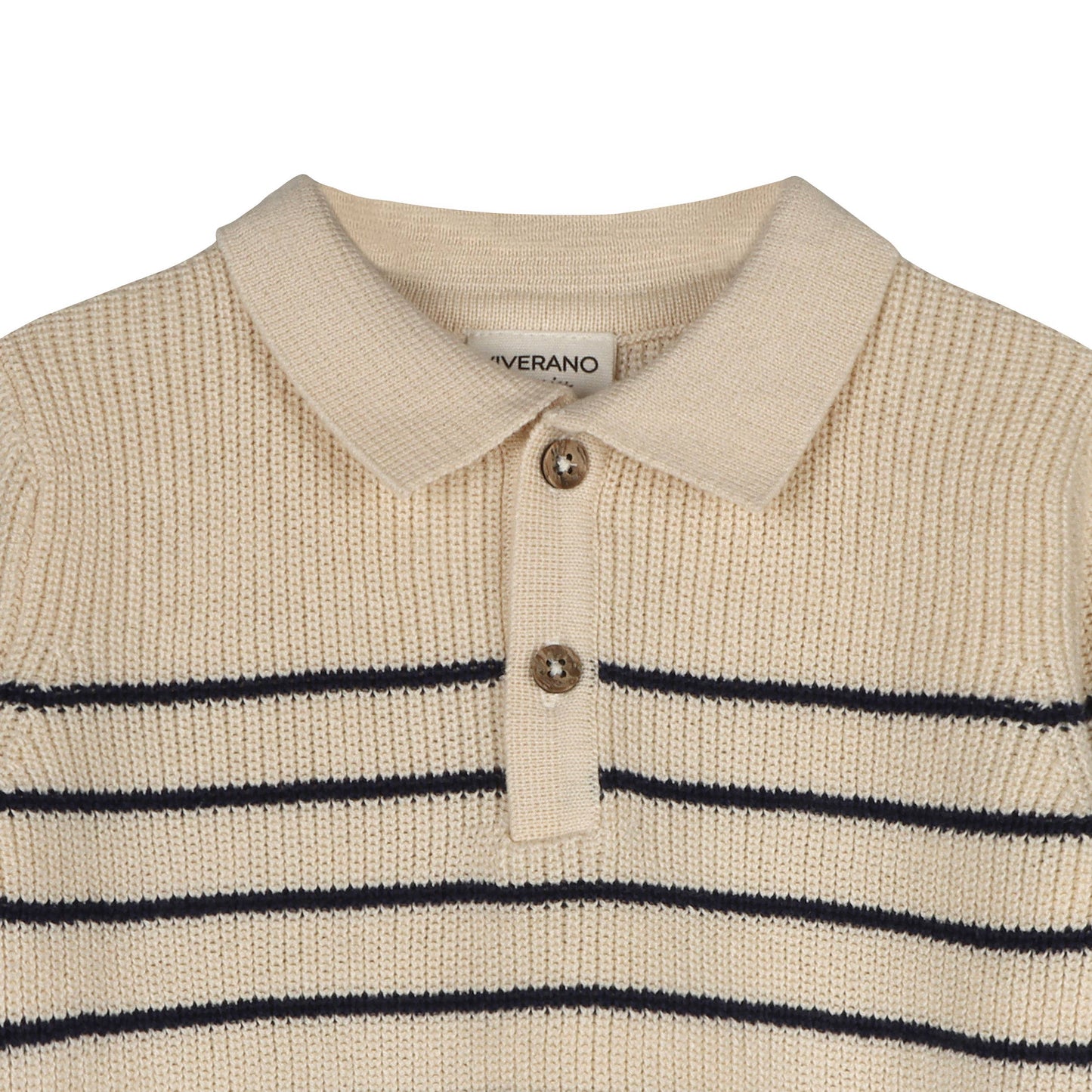 Classic Stripe Polo Sweater Set