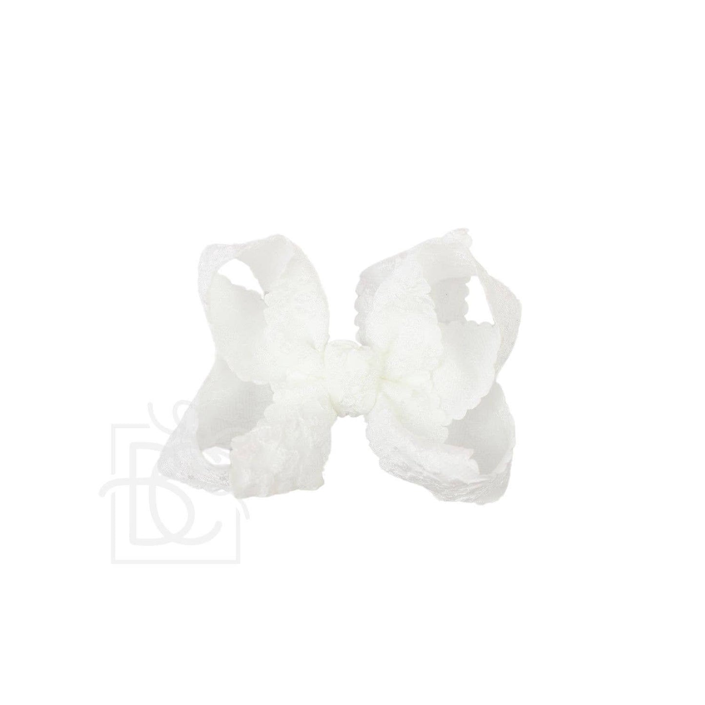 LACE FLOWER BOW