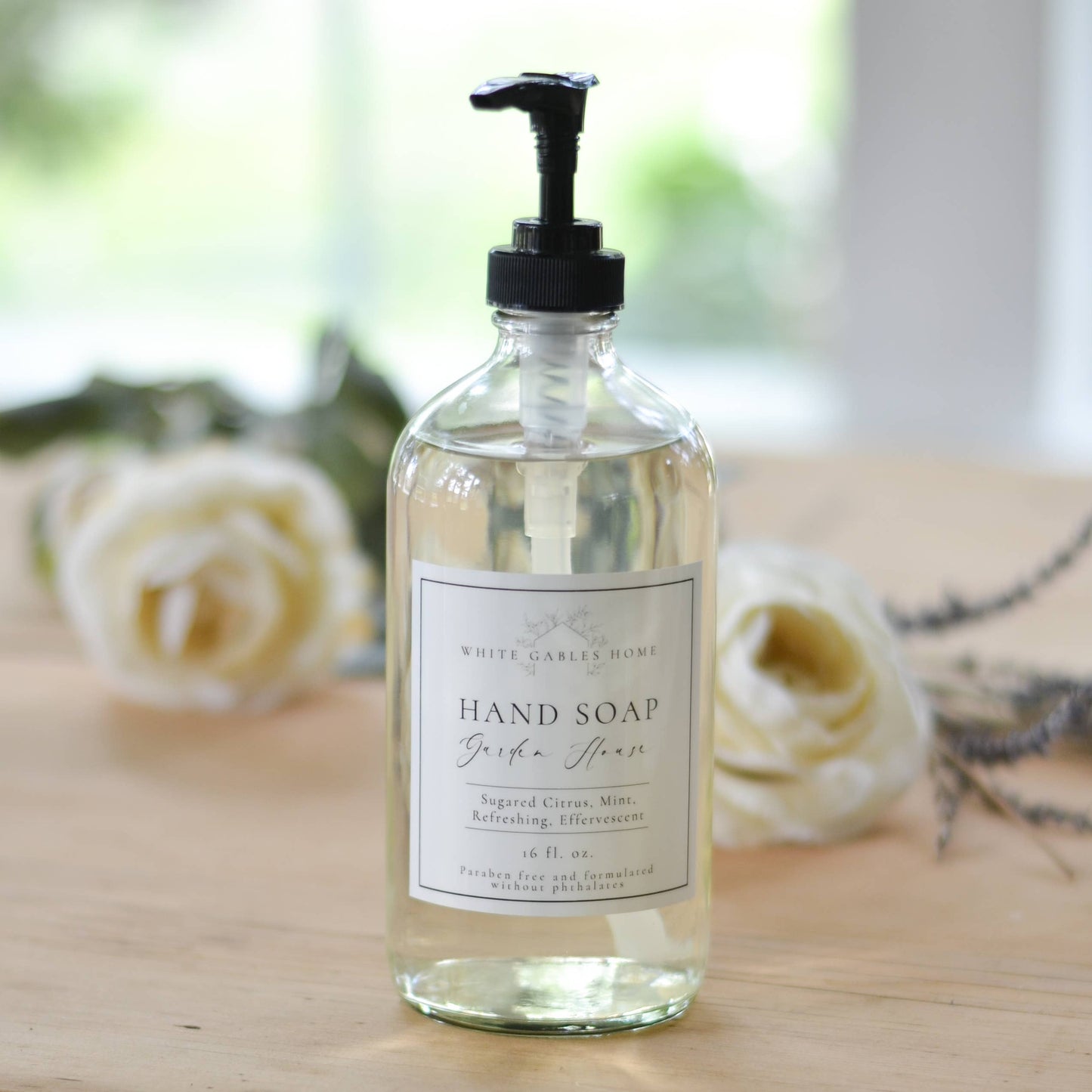 Garden House Hand Soap In Glass Jar | Made In USA