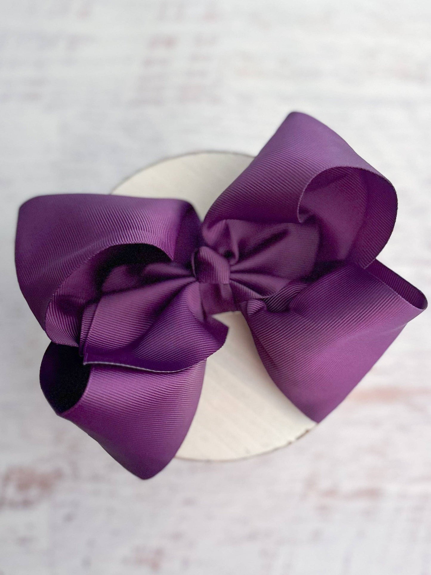 Texas Size Grosgrain Hair Bow - Alligator Clip - 6.5"