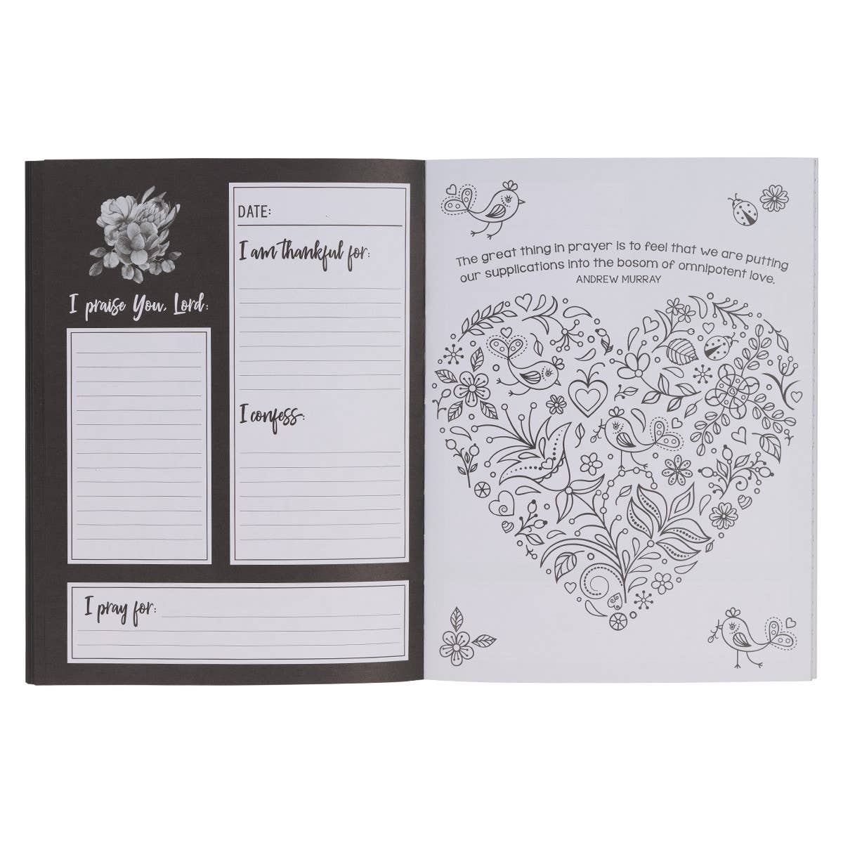 Pray More, Worry Less Prayer Journal SC