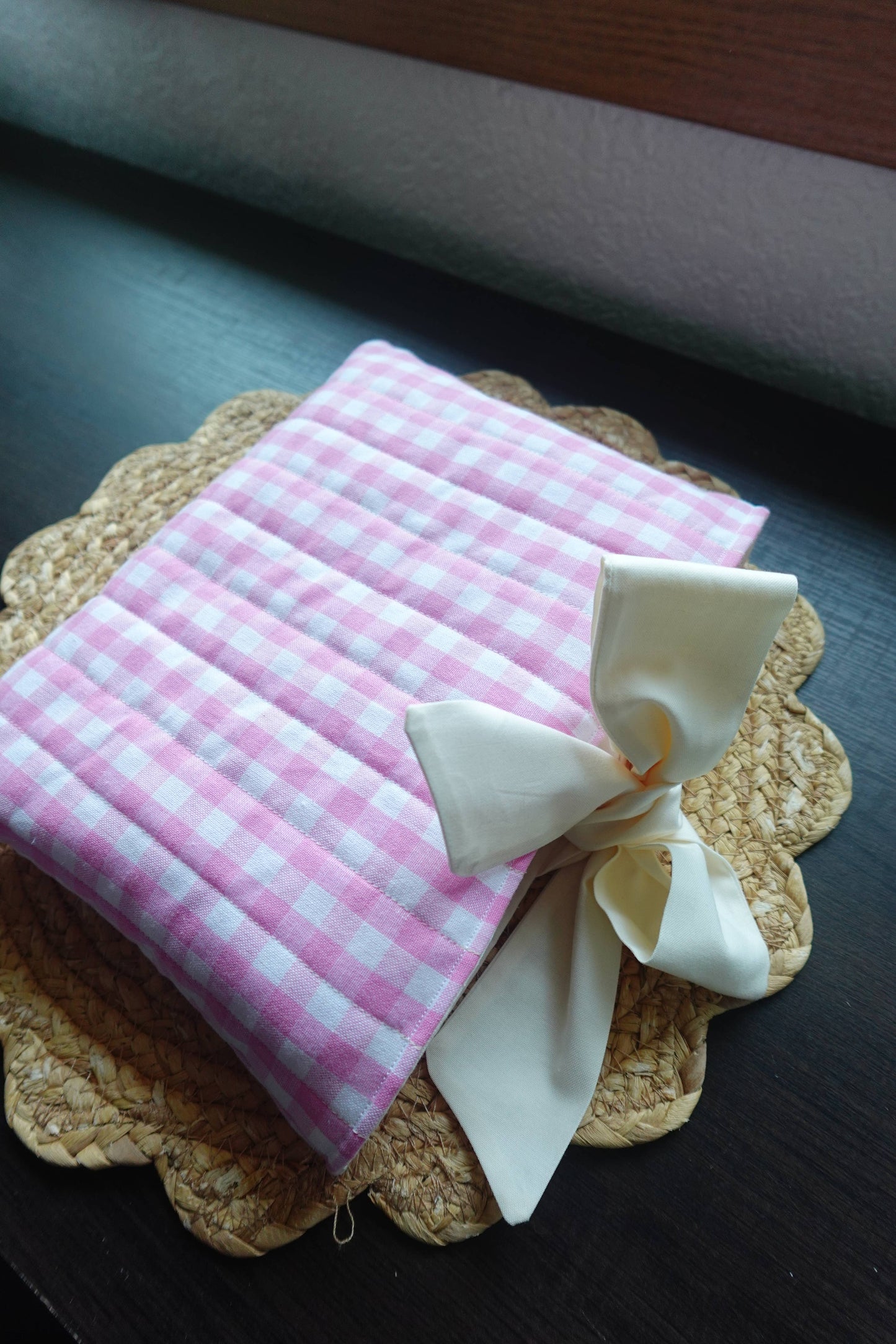 Gingham Grace Bible Sleeve - Handmade Bible Cover