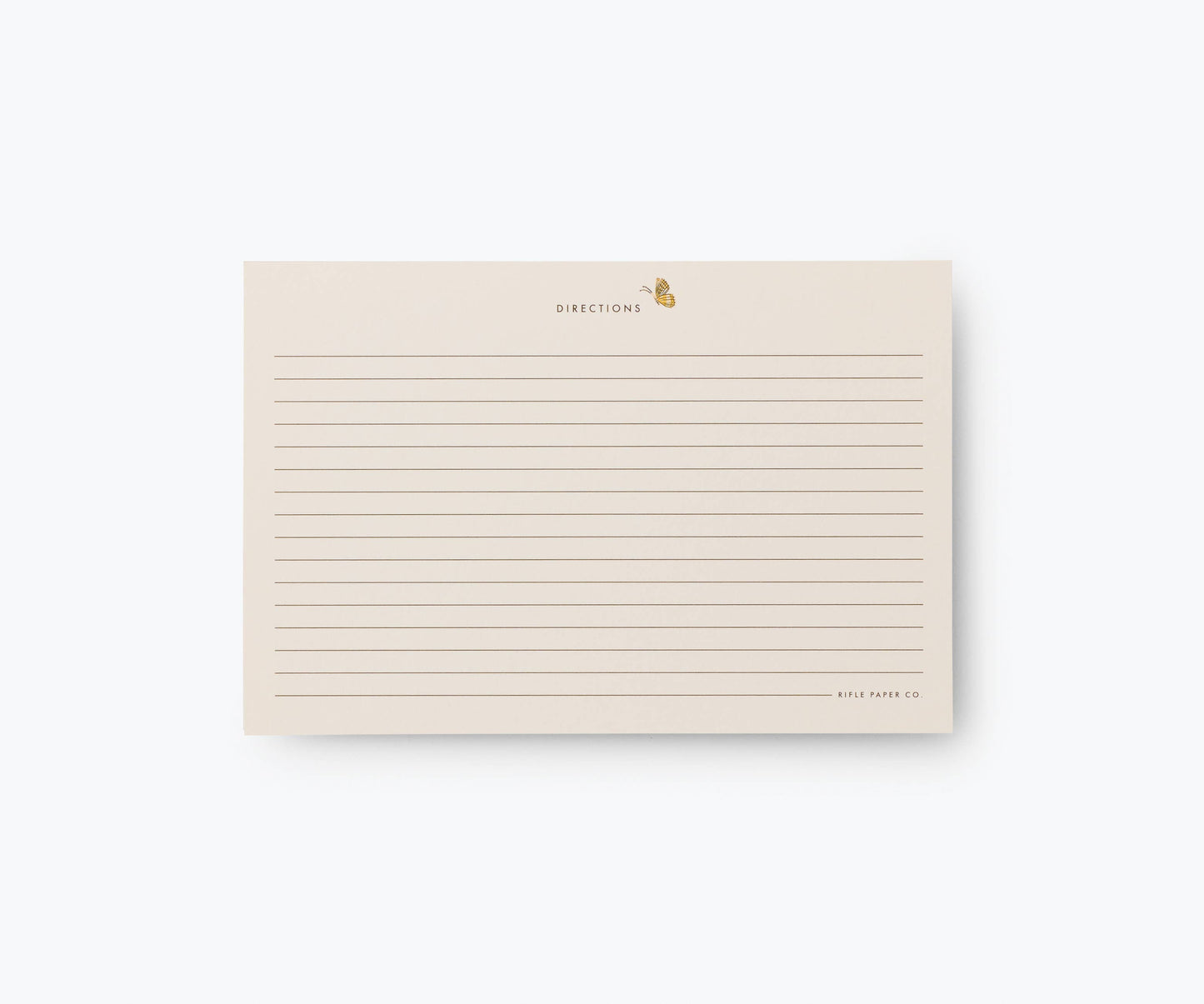 Mayfair Recipe Card