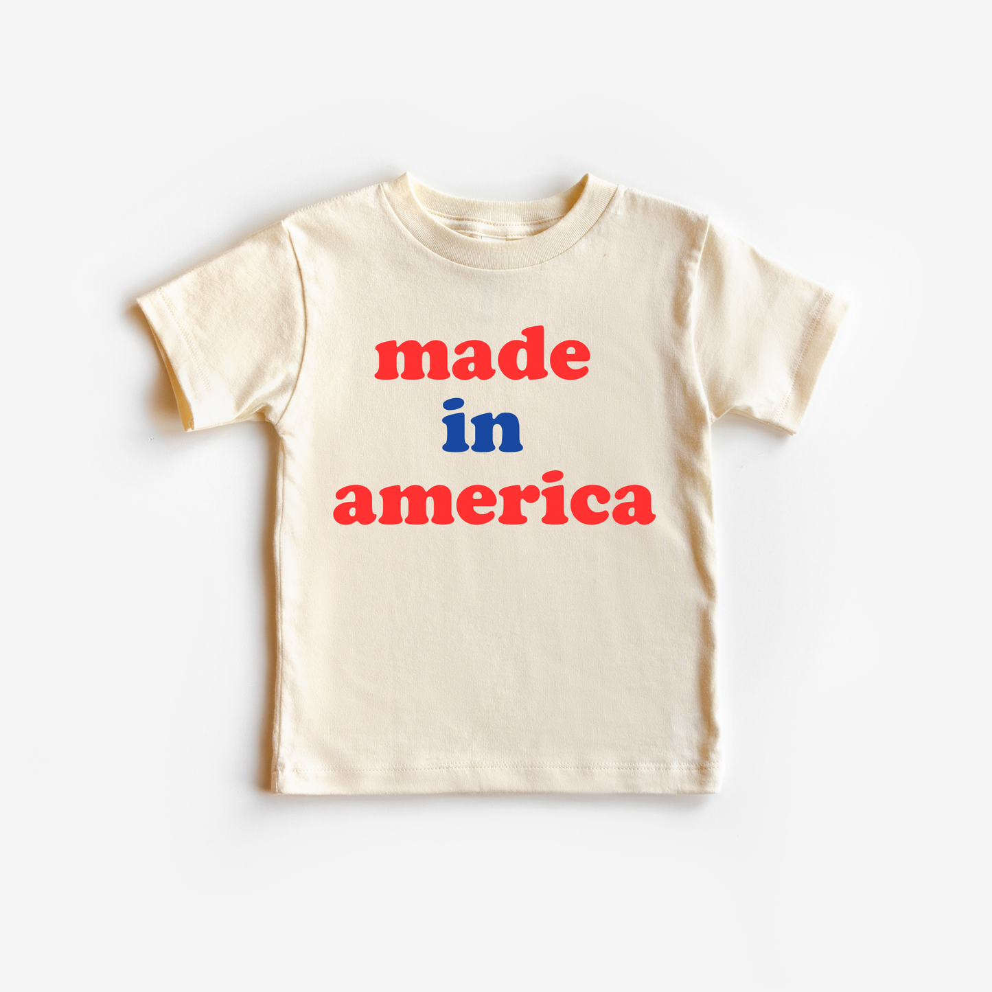Made in America Toddler and Youth 4th of July Shirt