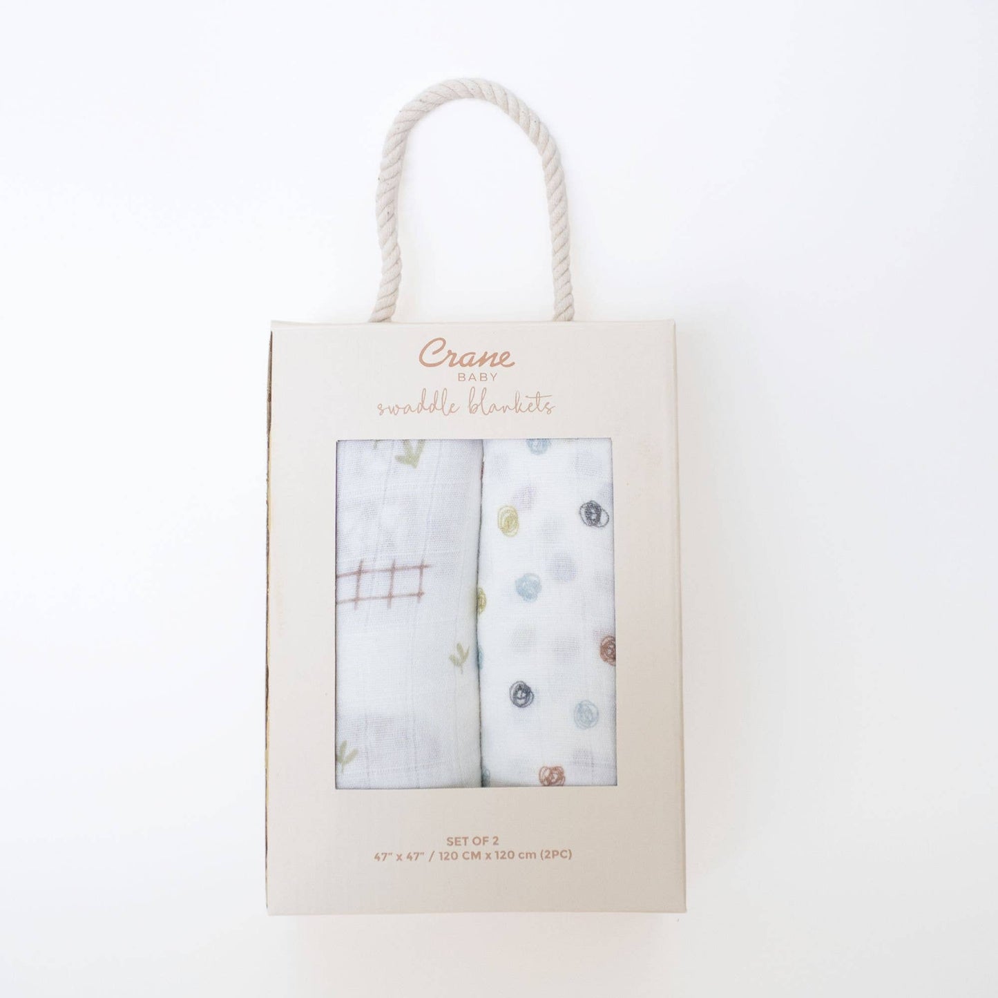 Farmhouse Tractor/Dot Swaddle Set