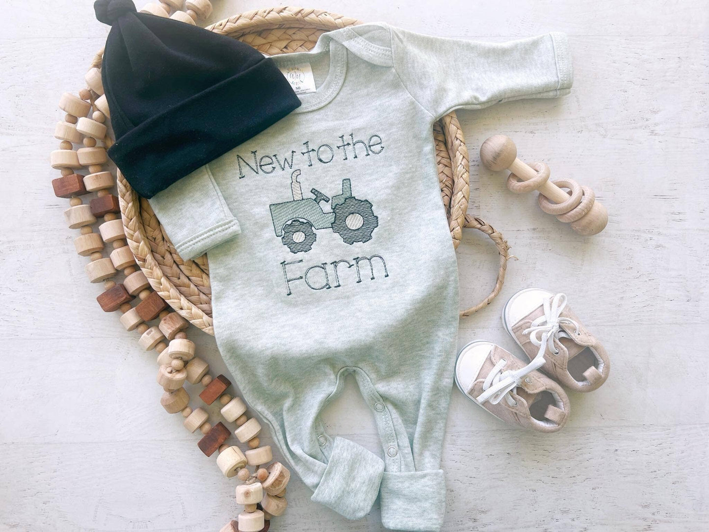 New To The Farm Romper
