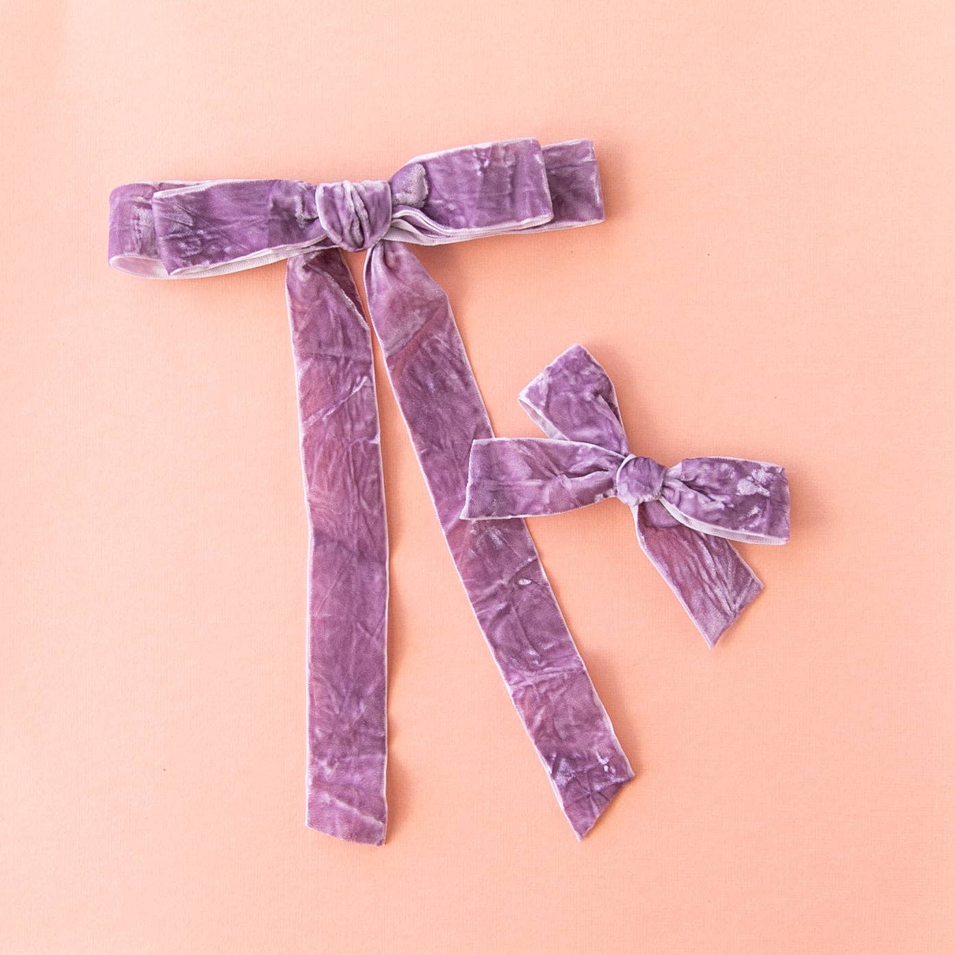 Crushed Sapphire | Statement Ribbon Bow