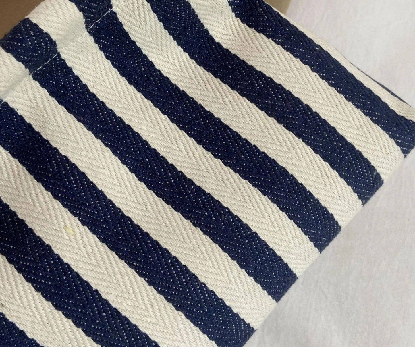 Striped Makeup Pouch