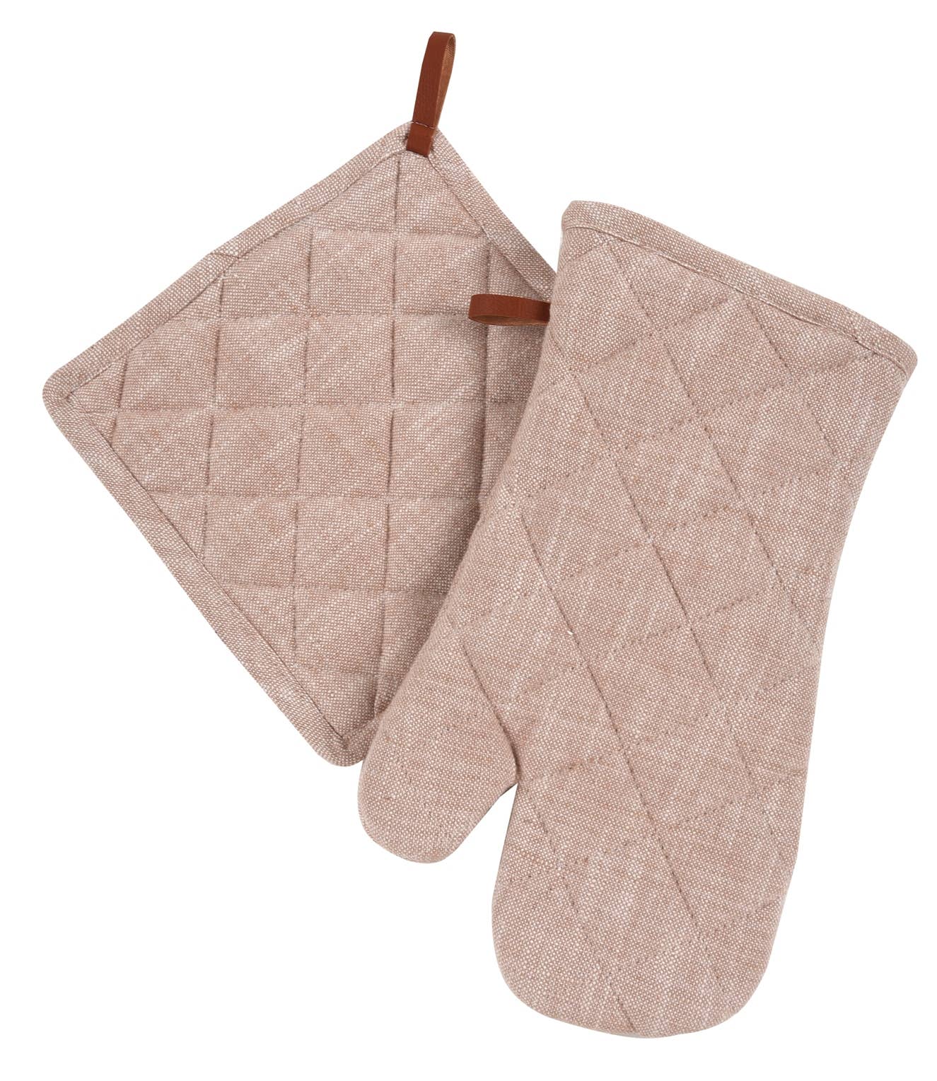 Chambray Oven Mitt & Pot Holder Set
