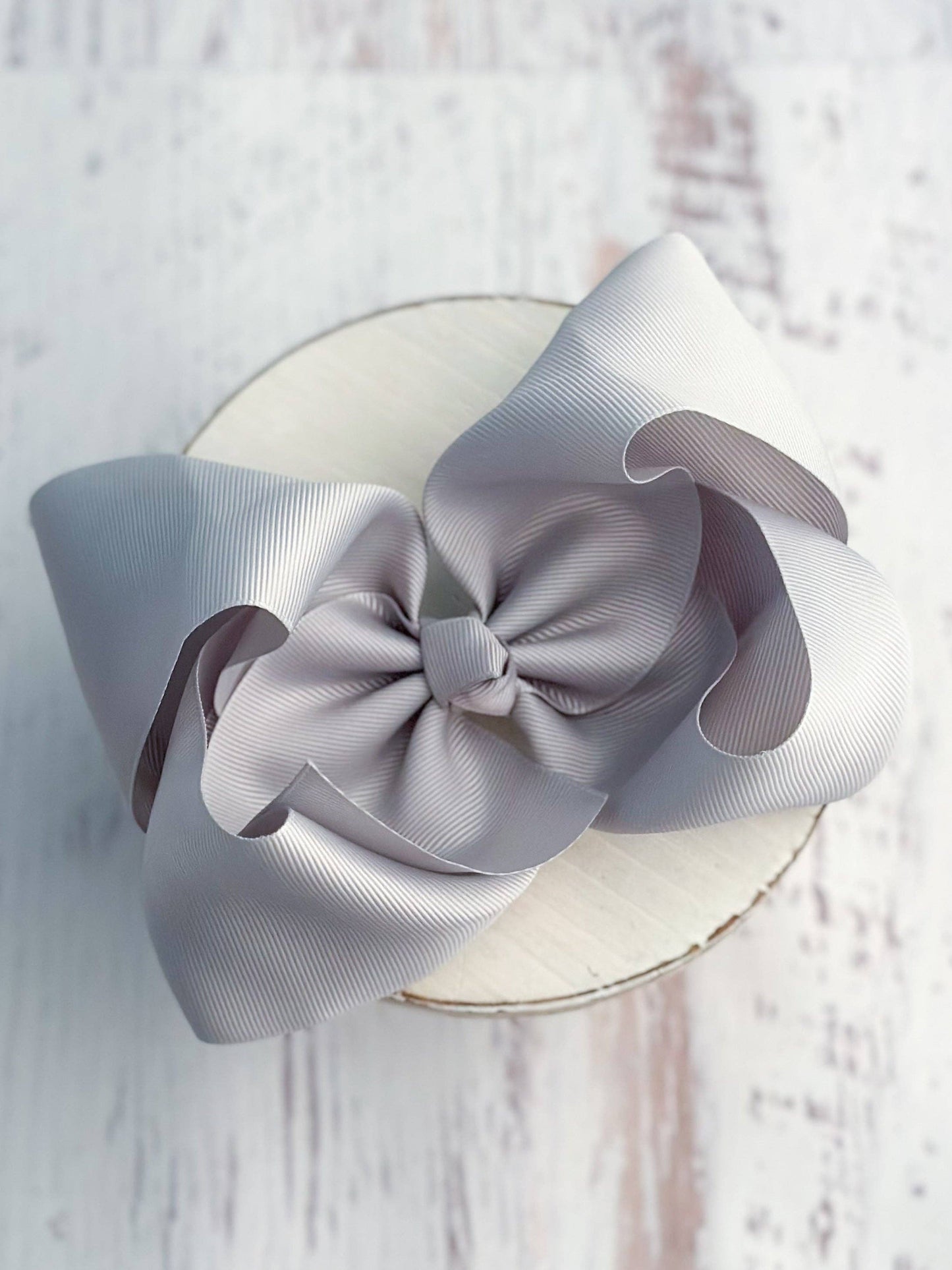 Texas Size Grosgrain Hair Bow - Alligator Clip - 6.5"
