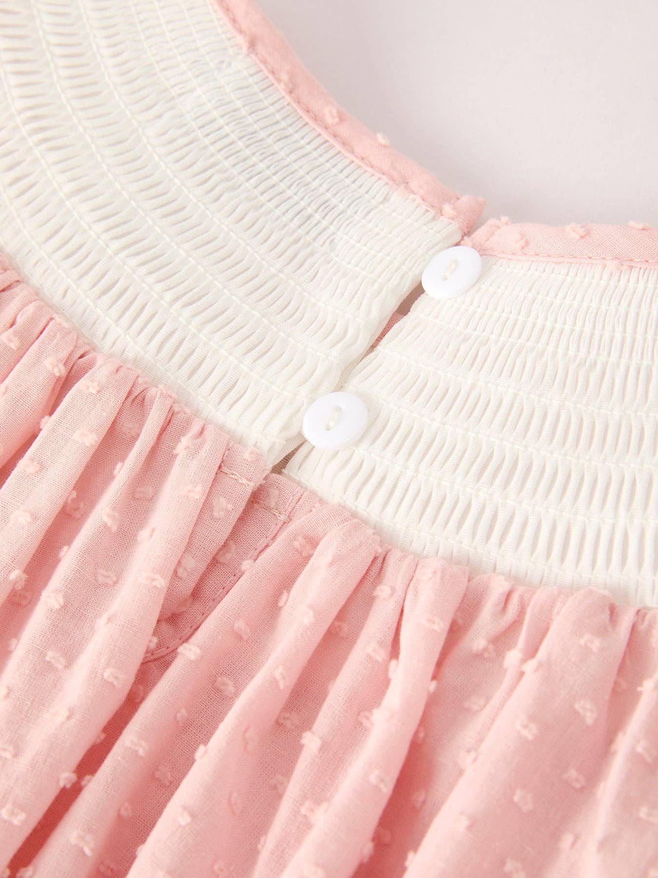Thanksgiving Turkey/Pumpkin Smock Embroidery Baby Girl Dress
