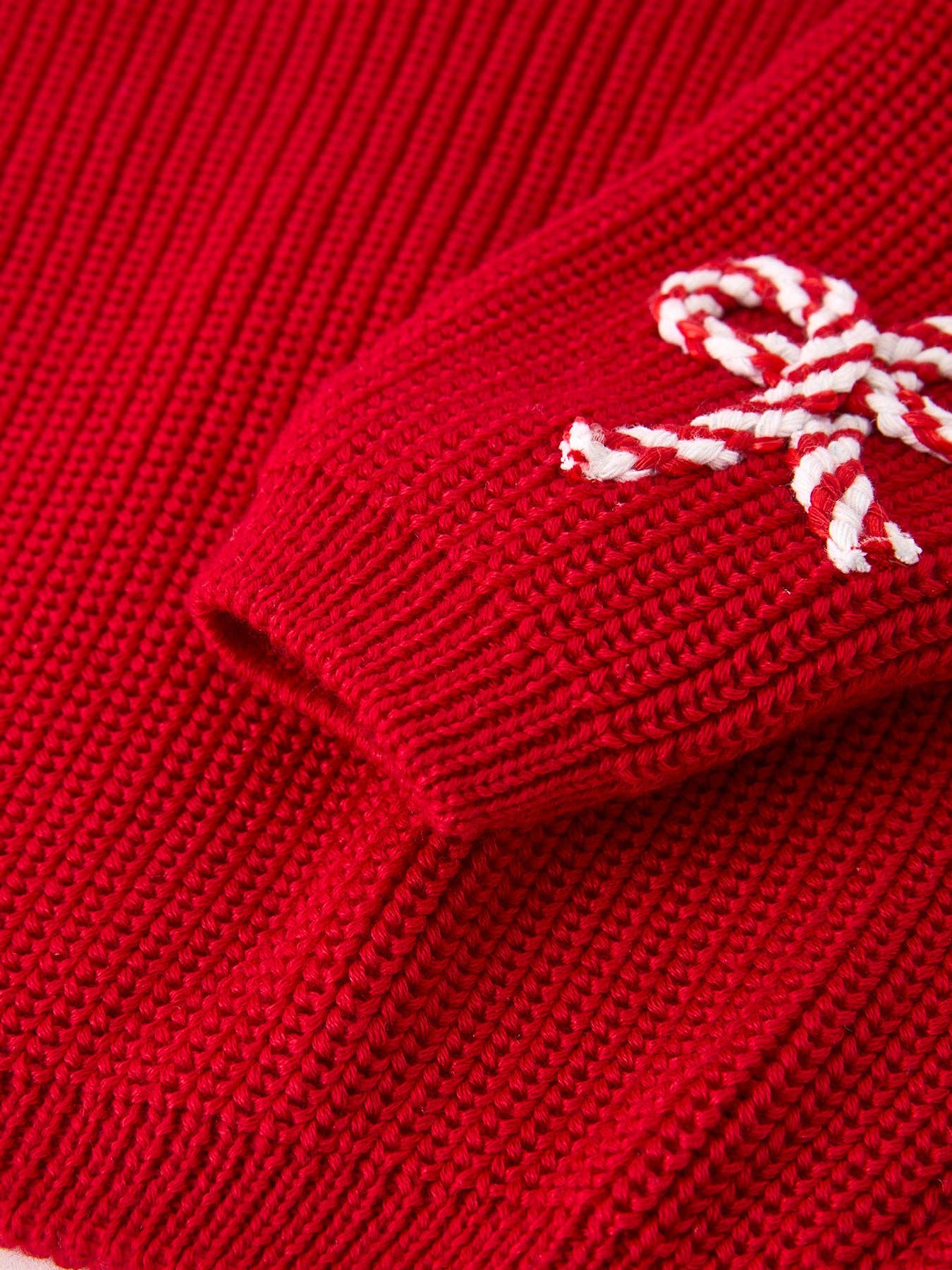 Merry Christmas Red Pullover Sweater