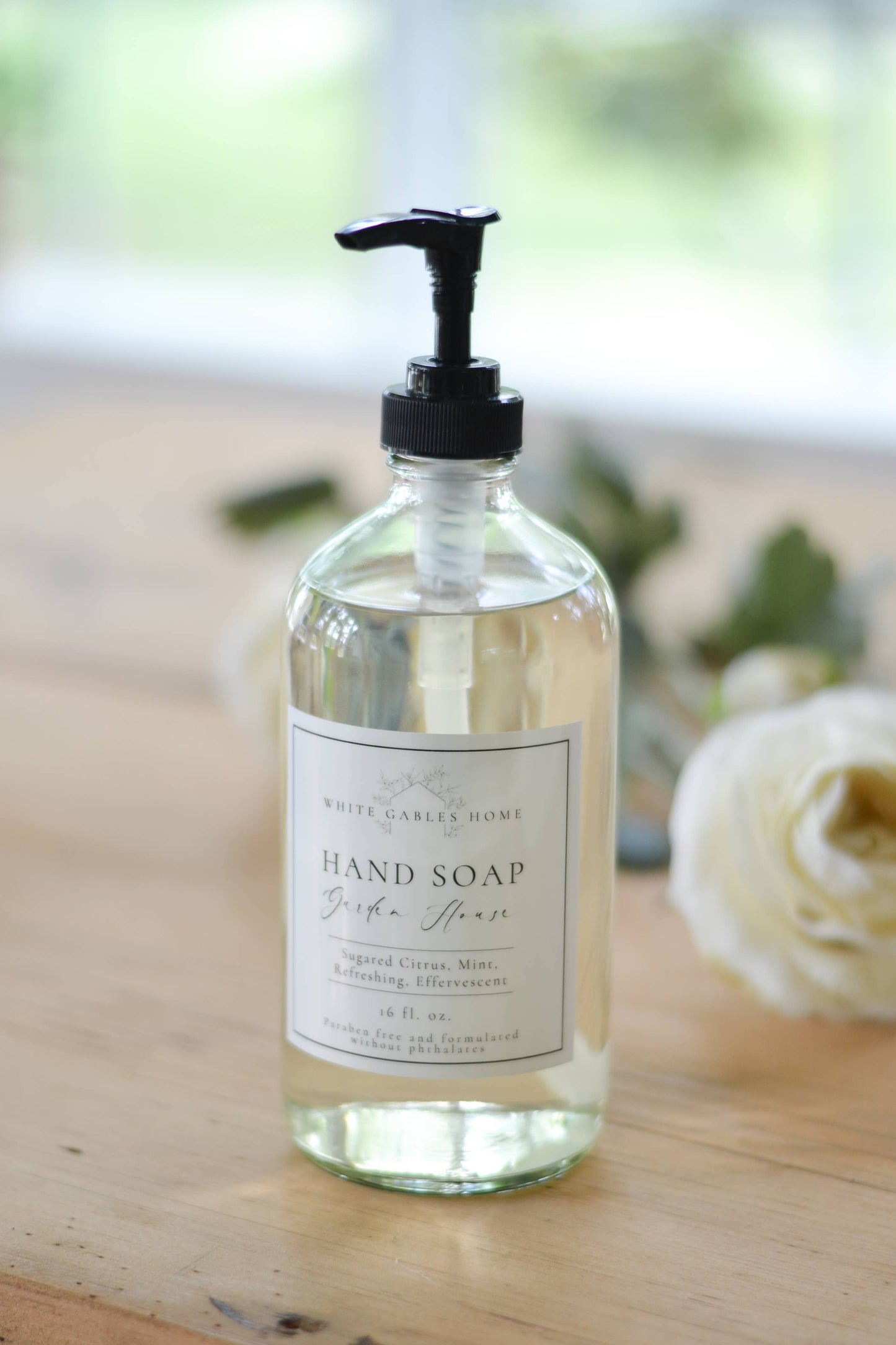 Garden House Hand Soap In Glass Jar | Made In USA