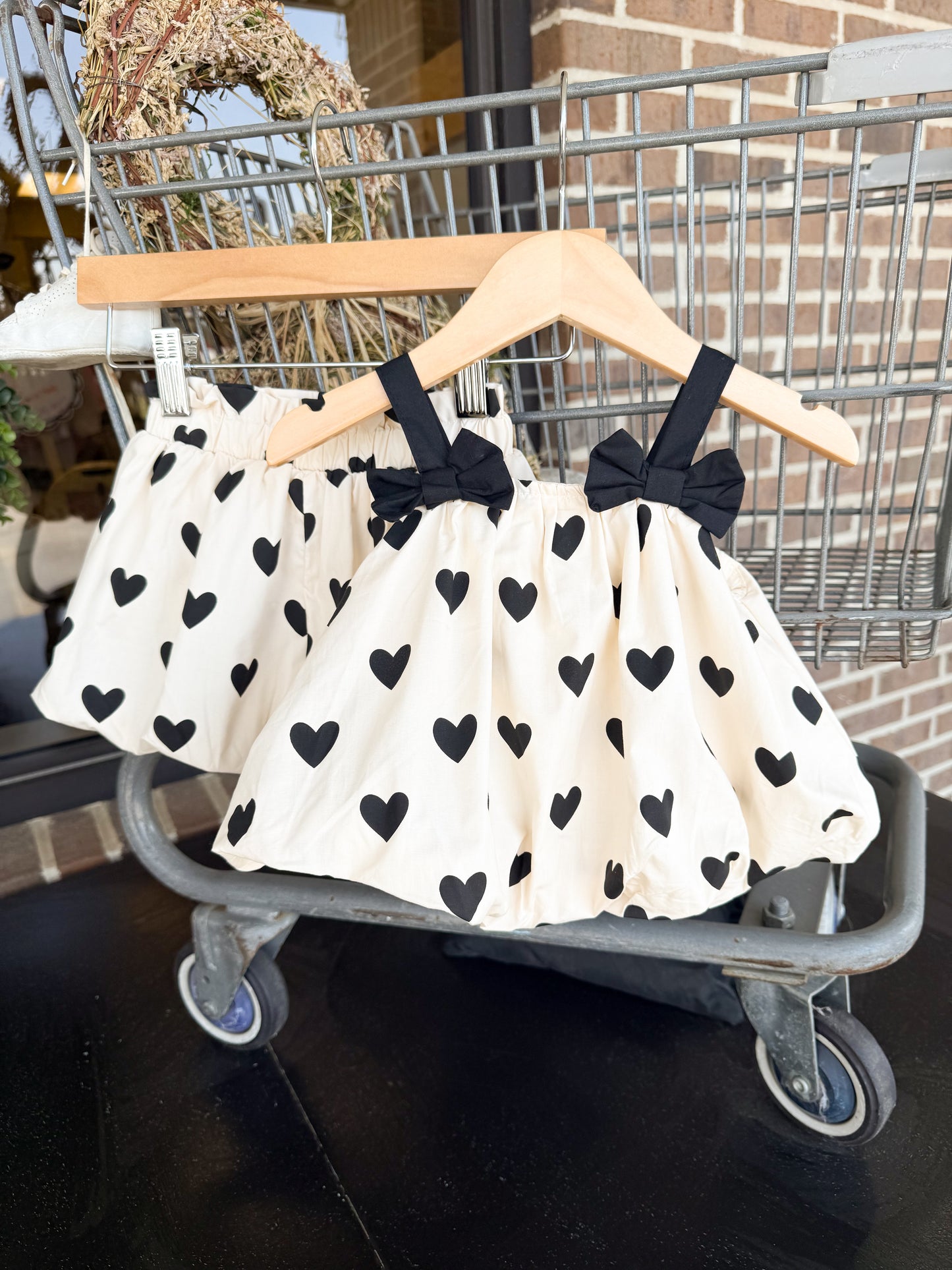 Heart Print Camisole Set