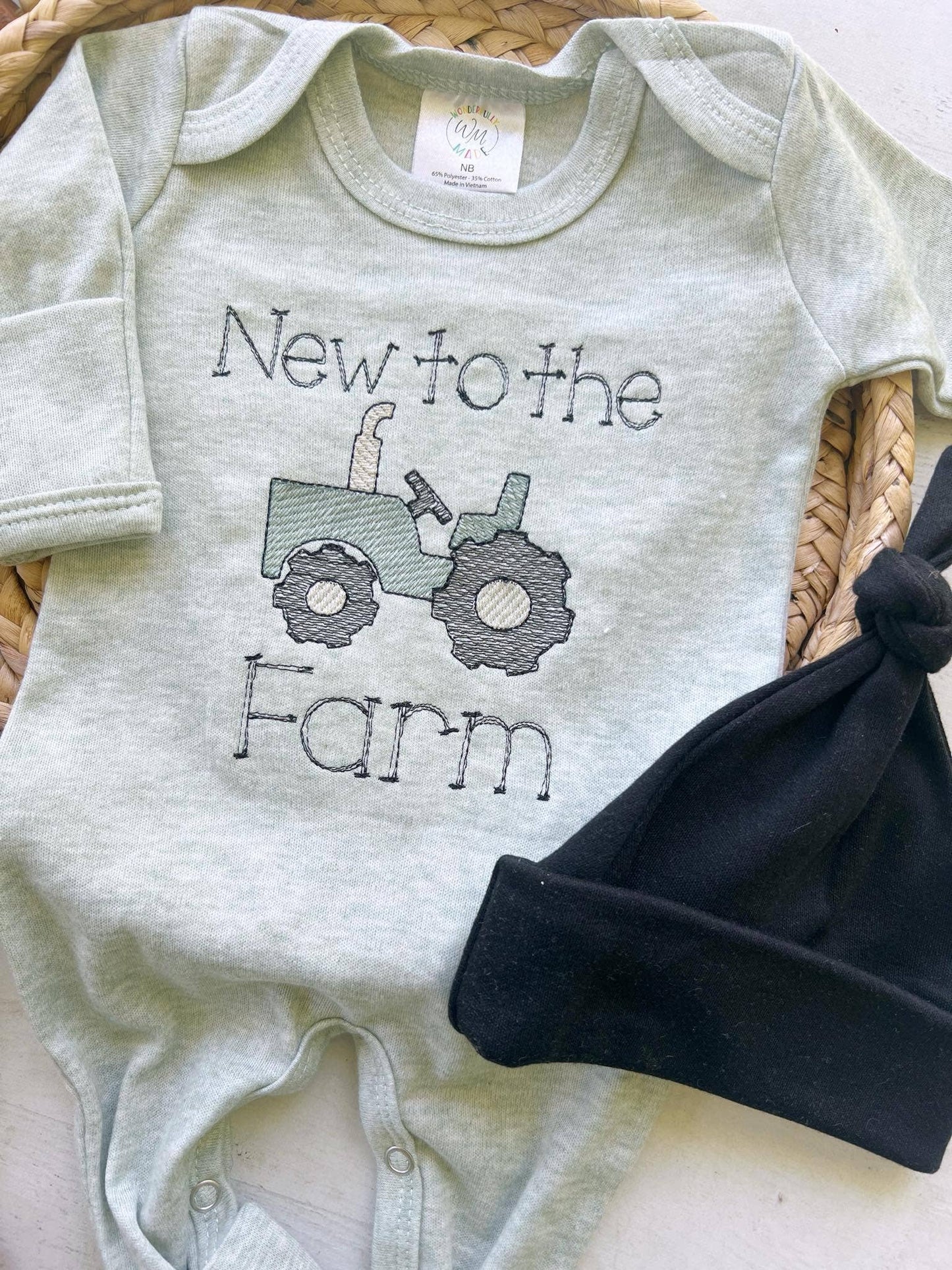 New To The Farm Romper