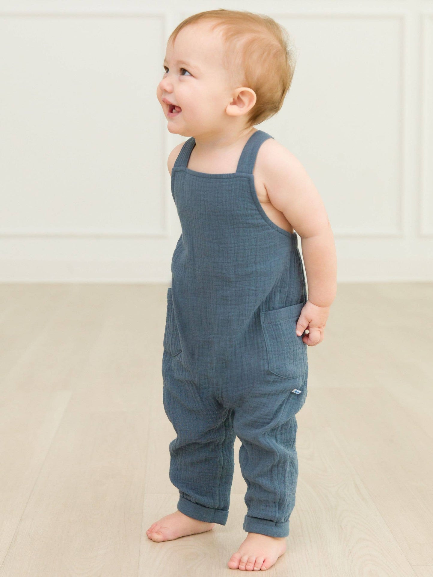 Steel Blue Gauze Overall