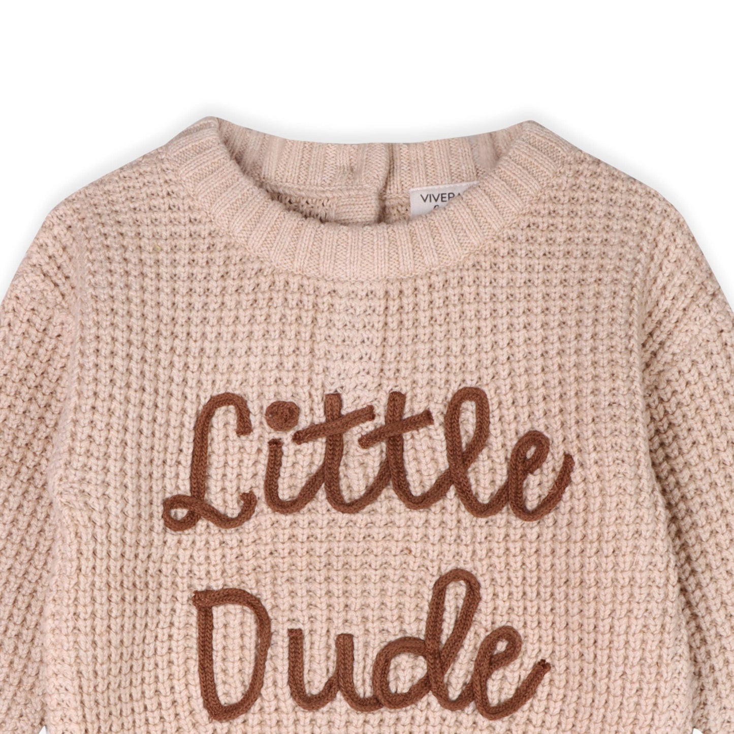 Little Dude Embroidered Pullover (Organic)