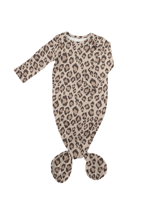 Leopard - Knotted Gown