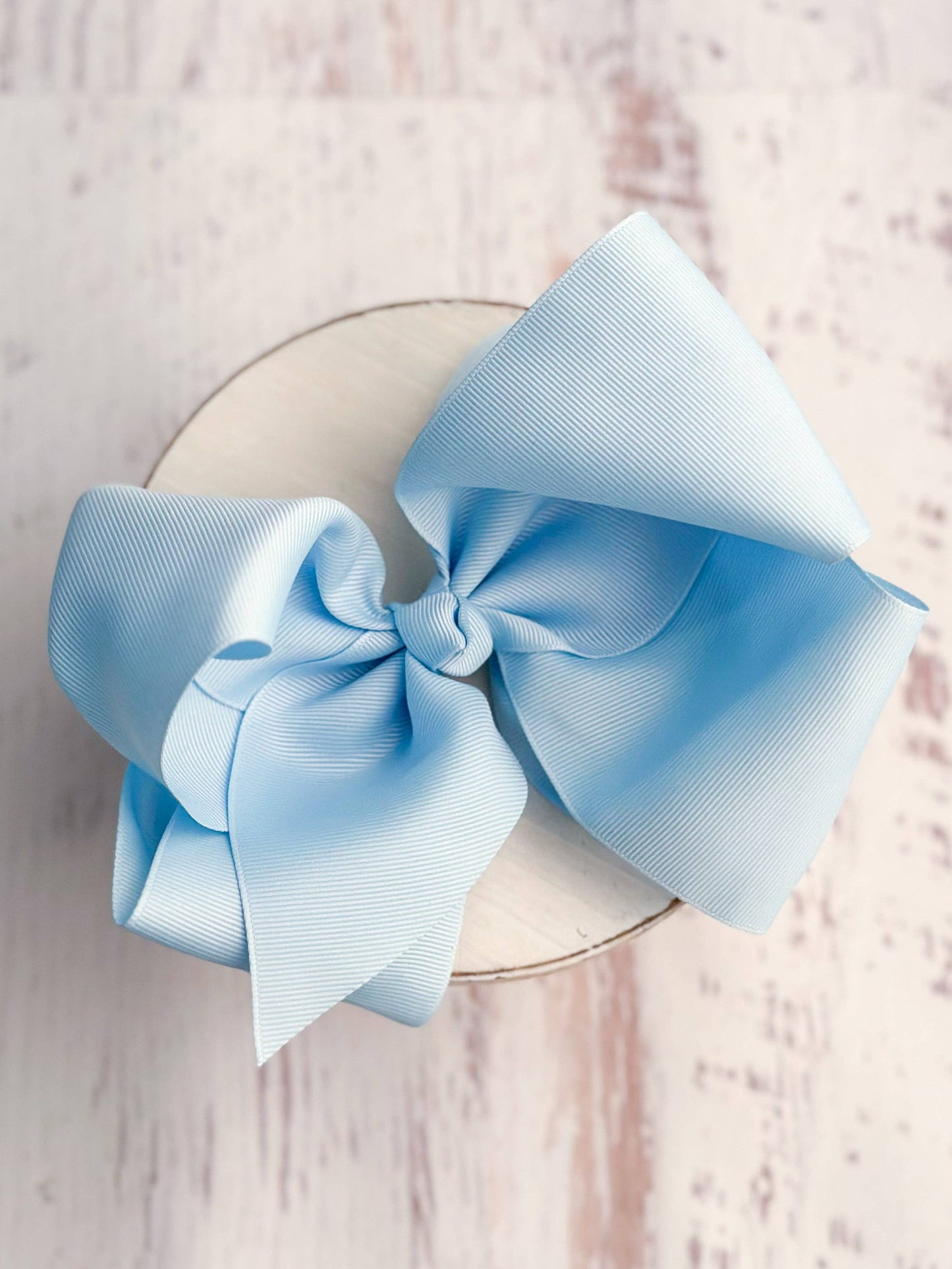Texas Size Grosgrain Hair Bow - Alligator Clip - 6.5"