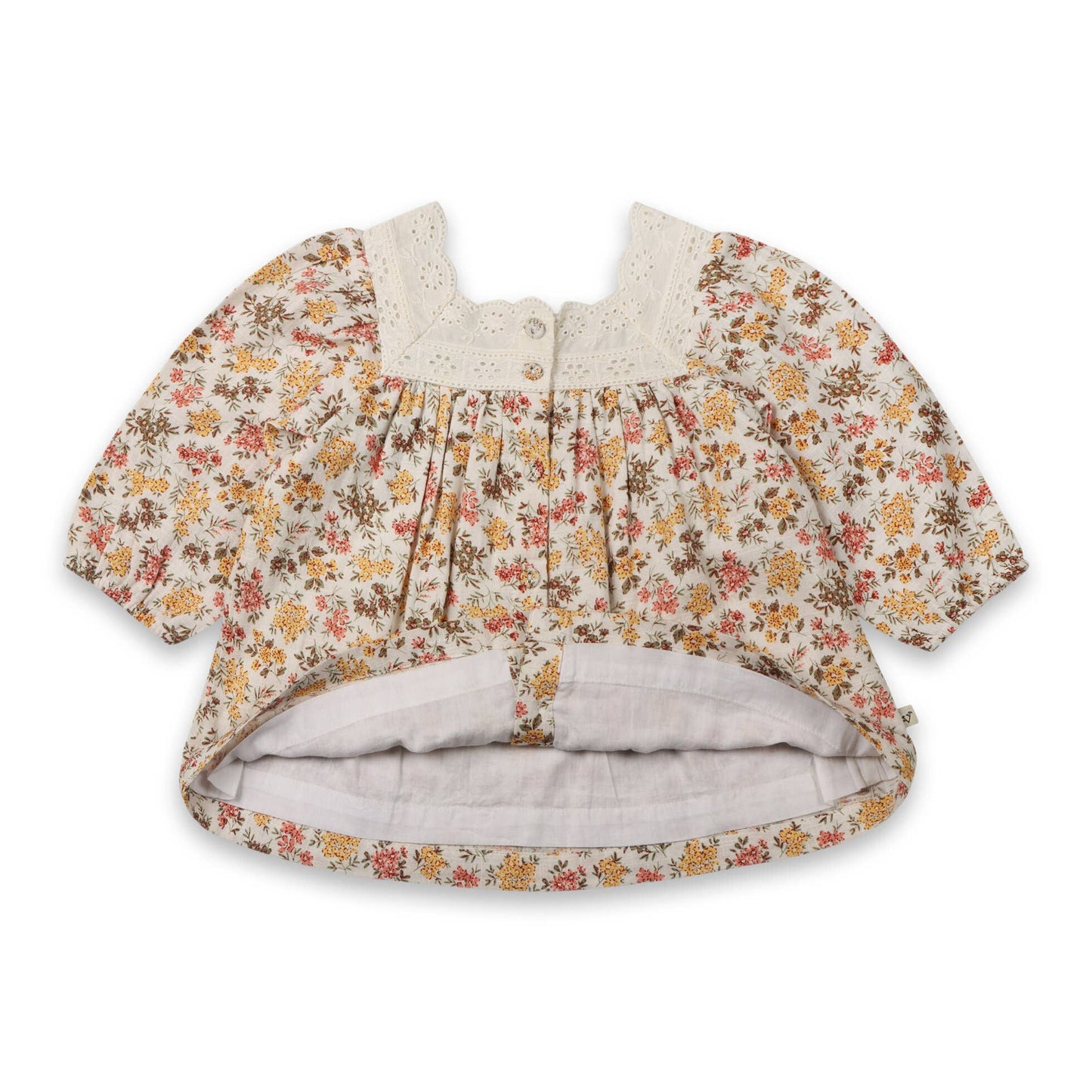 Solana Flower Dress & Bloomer (Organic Cotton)