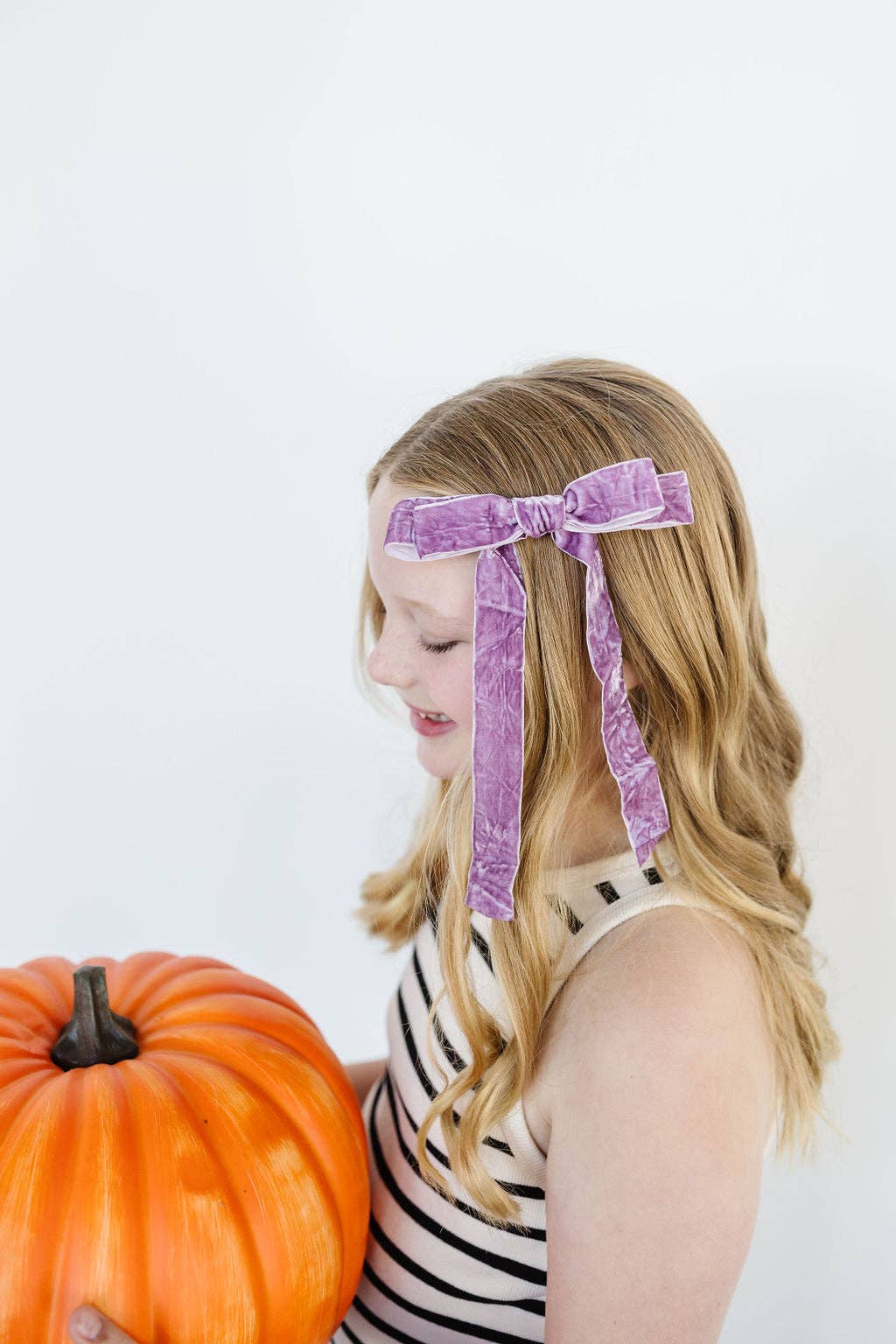 Crushed Sapphire | Statement Ribbon Bow