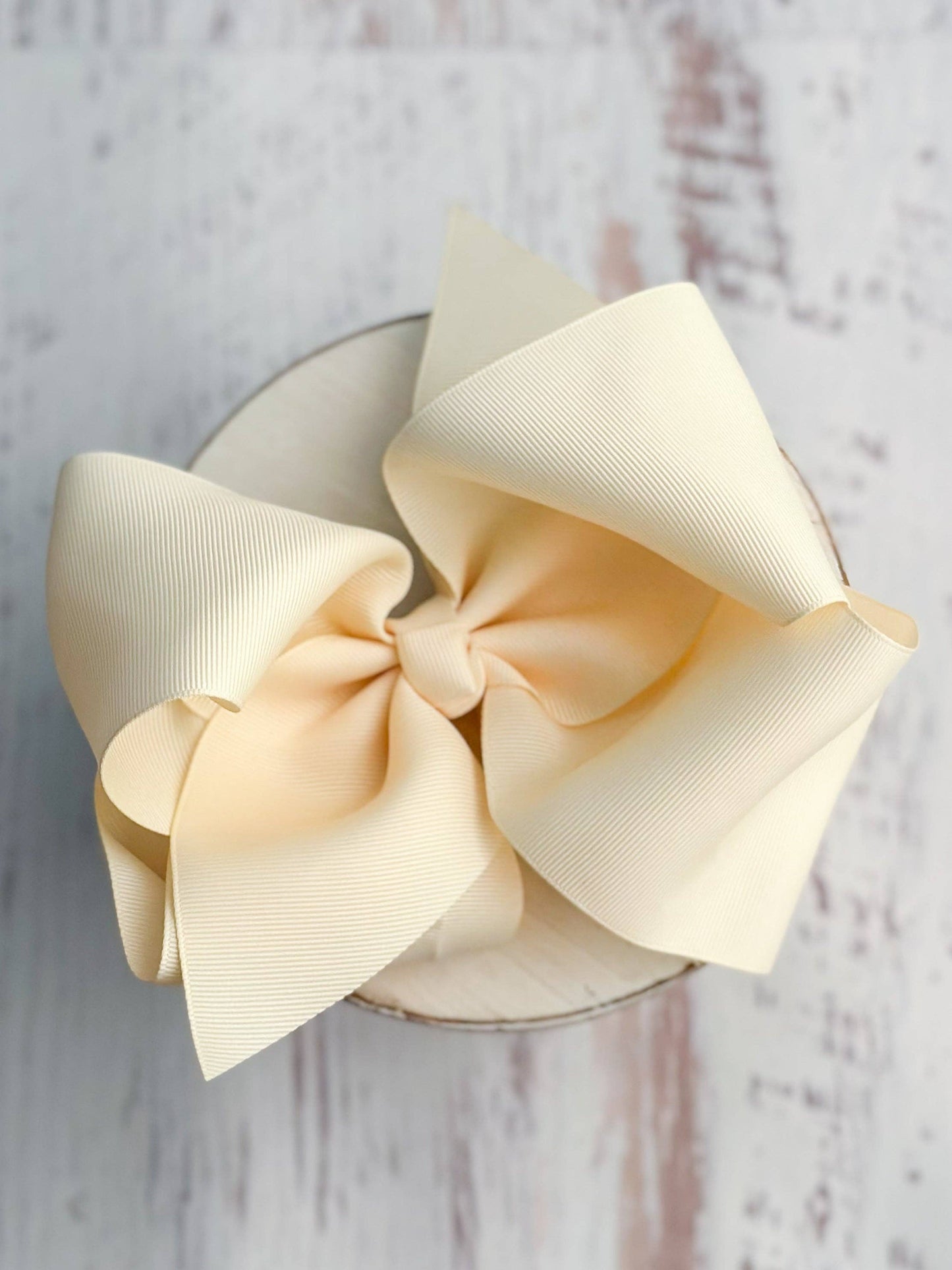 Texas Size Grosgrain Hair Bow - Alligator Clip - 6.5"