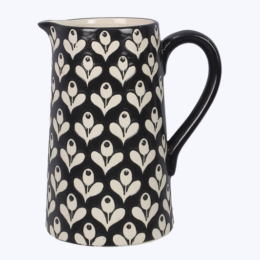 Black & White Pitcher