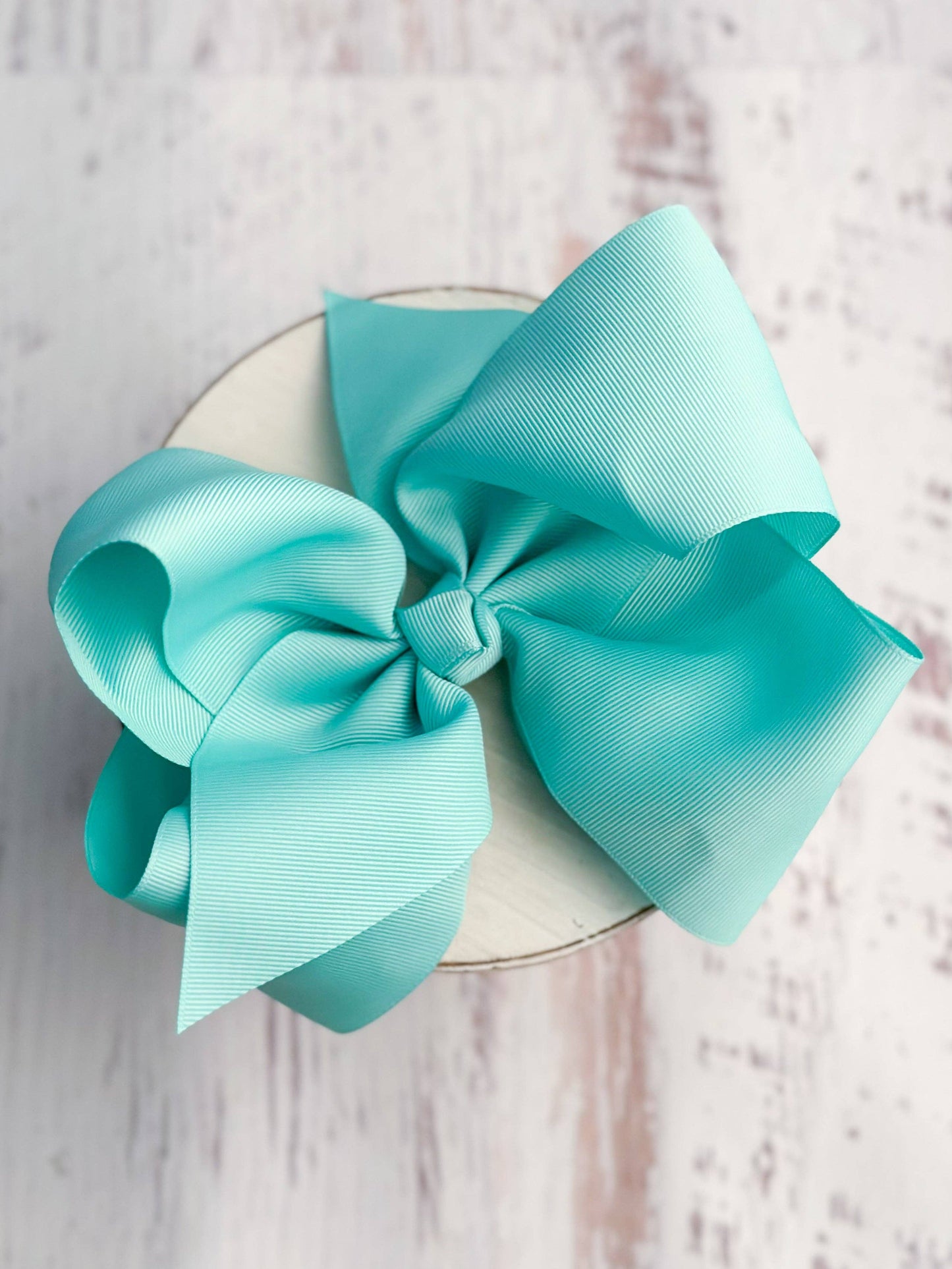 Texas Size Grosgrain Hair Bow - Alligator Clip - 6.5"