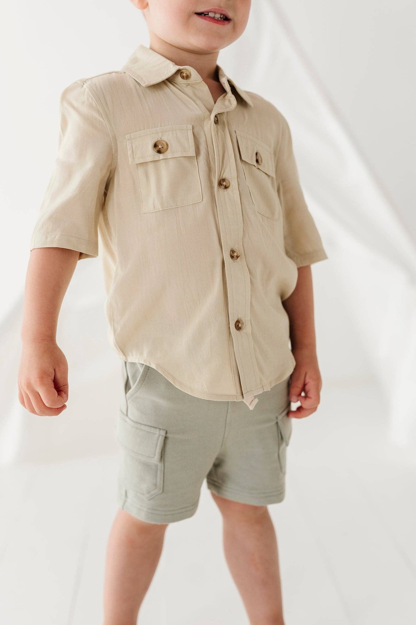 Bamboo/Cotton Cargo Shorts