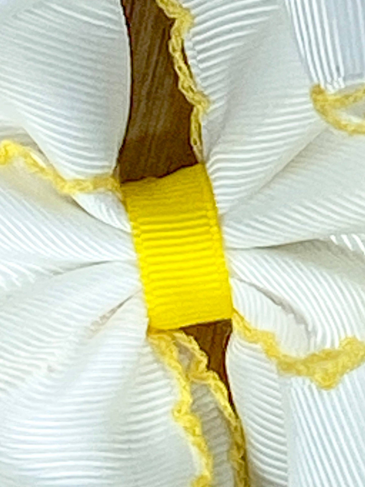 Pencil Embroidered Moonstitch Bow Headband