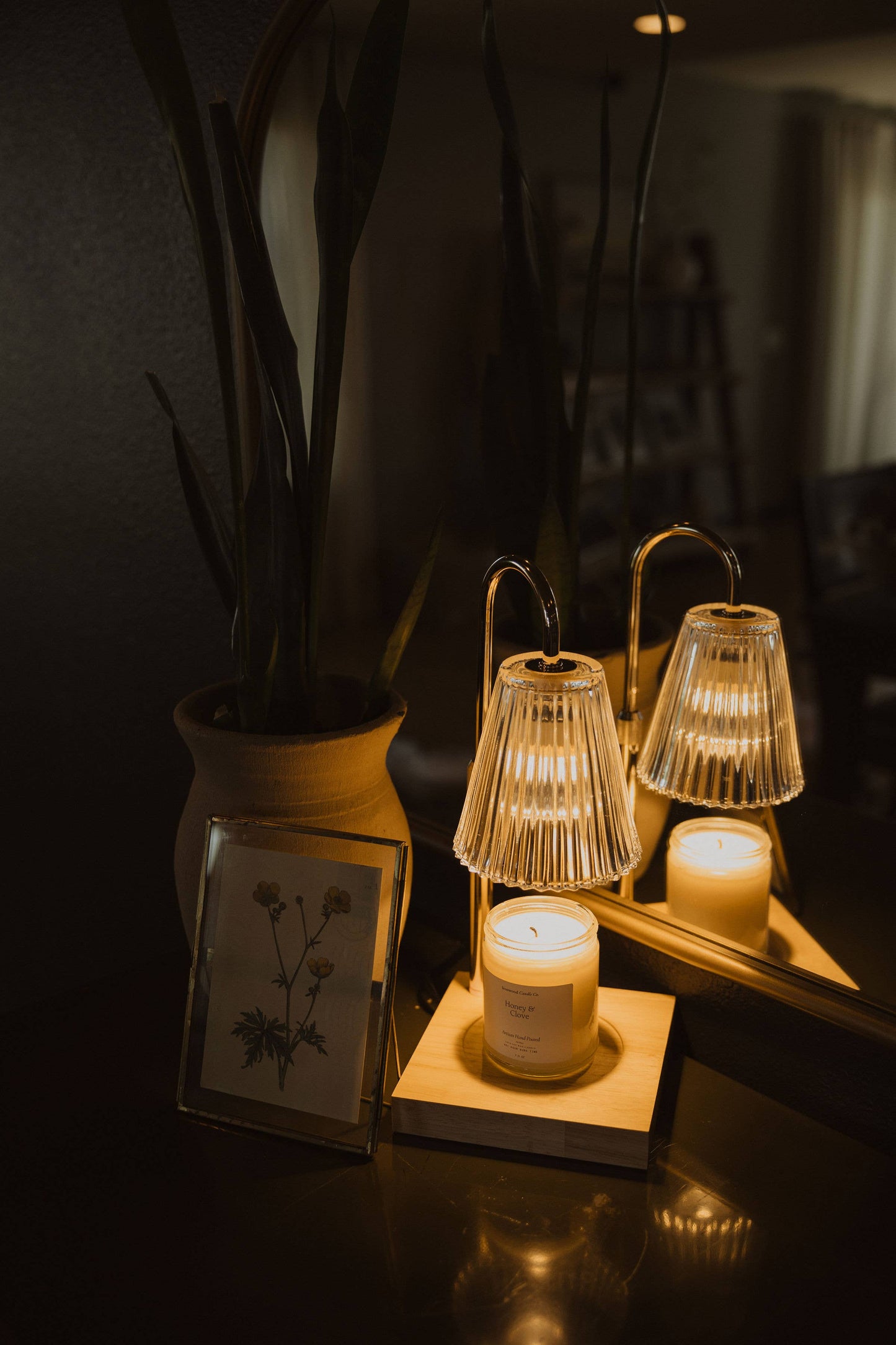 LAMP CANDLE WARMER - Dimmable, Timer, Adjustable