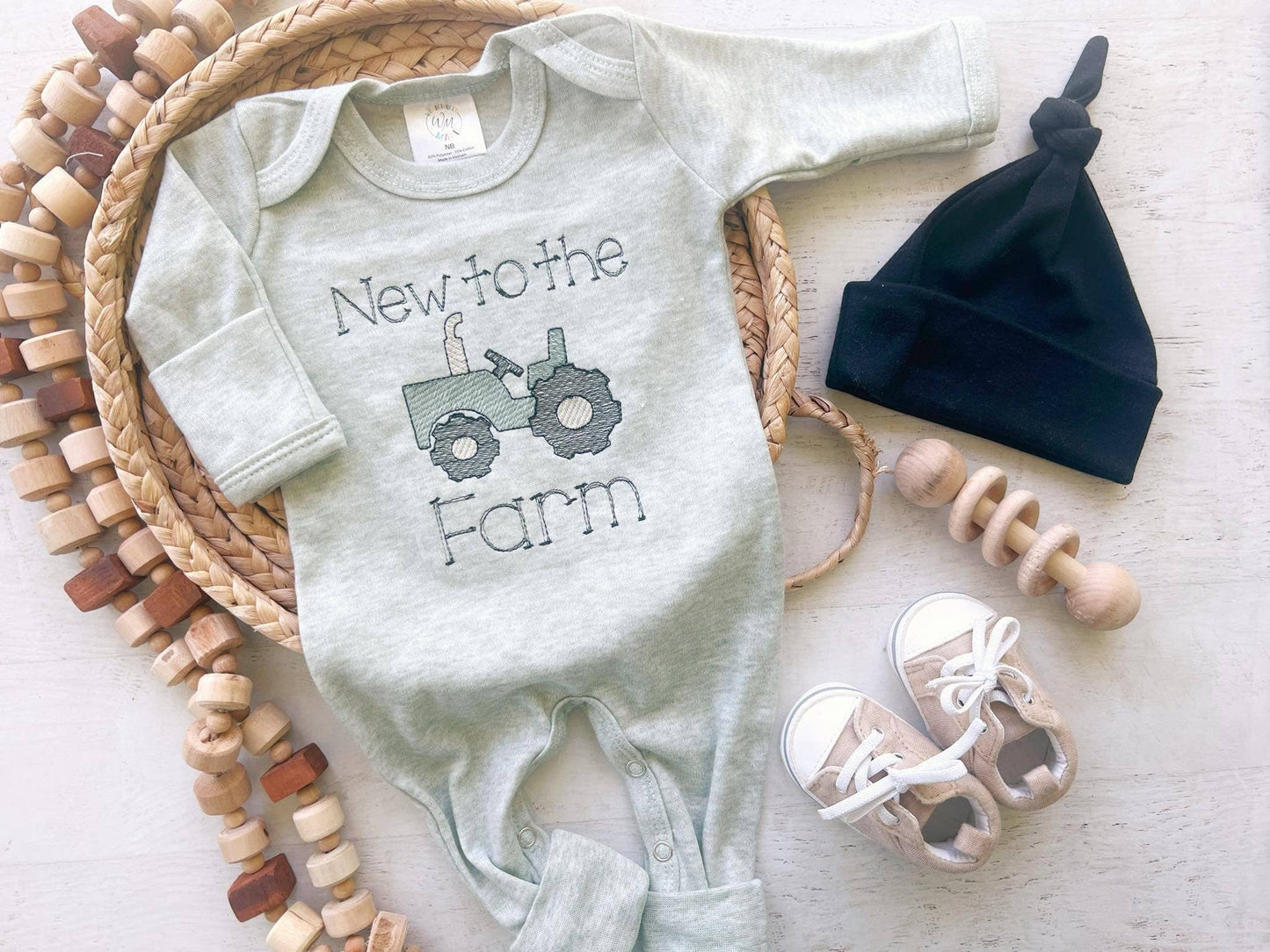 New To The Farm Romper