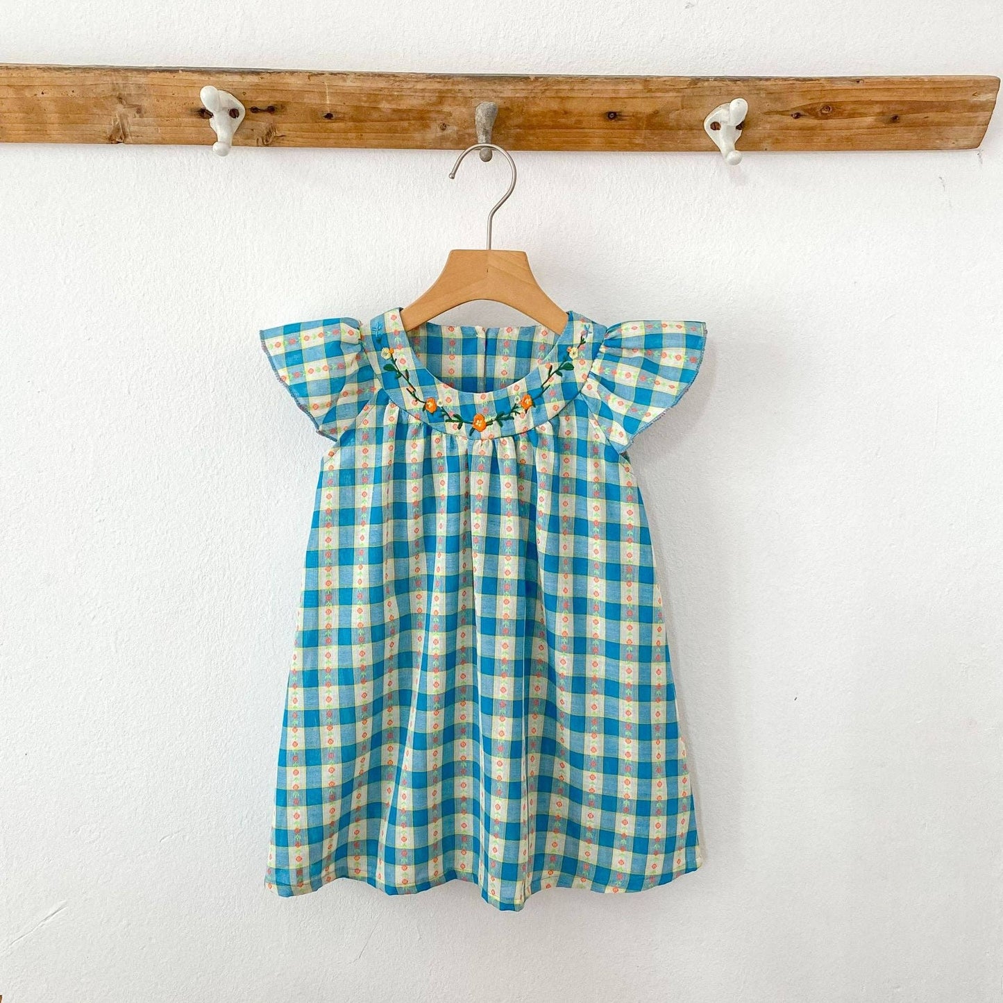 French Plaid Flowers