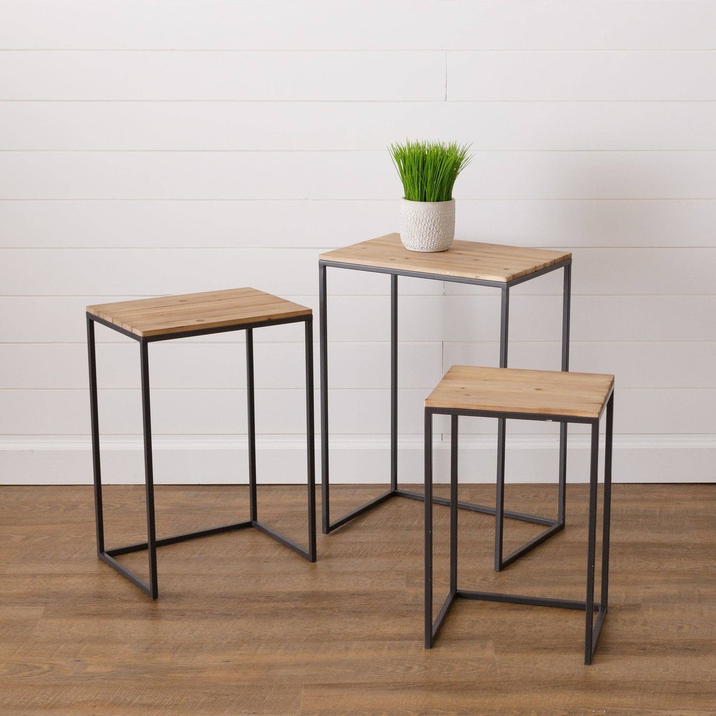 Plank Tables (Set Of 03)