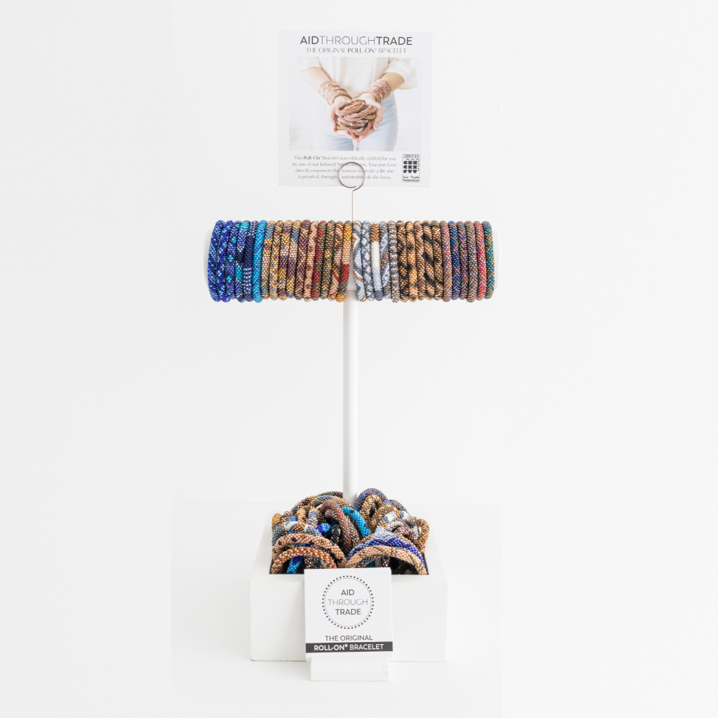 Roll-On® Bracelets - Chestnut Set of 12