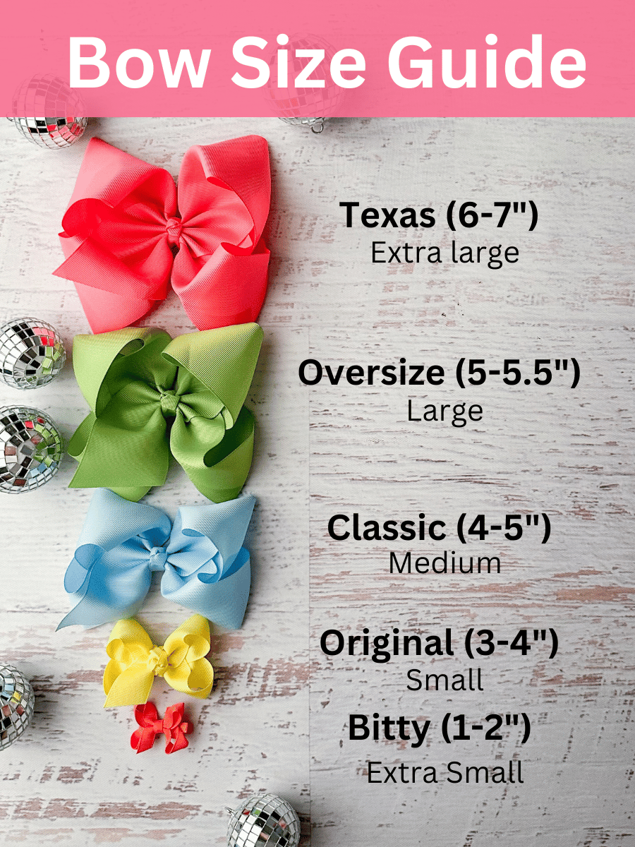 Original Grosgrain Hair Bow - Alligator Clip - 3"