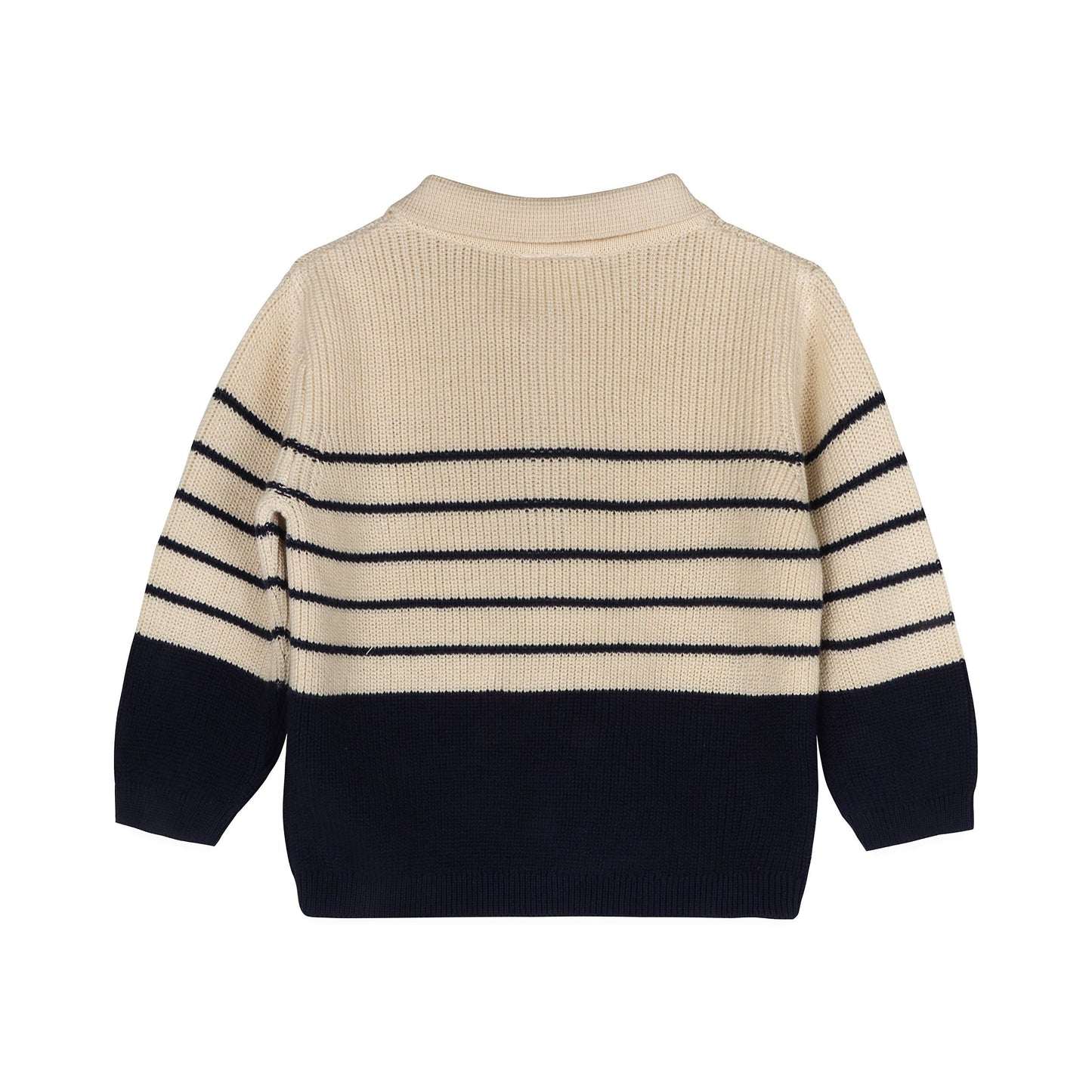 Classic Stripe Polo Sweater Set