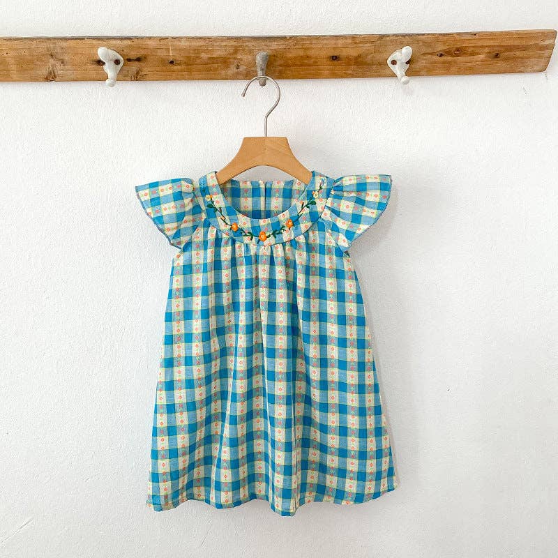 French Plaid Flowers