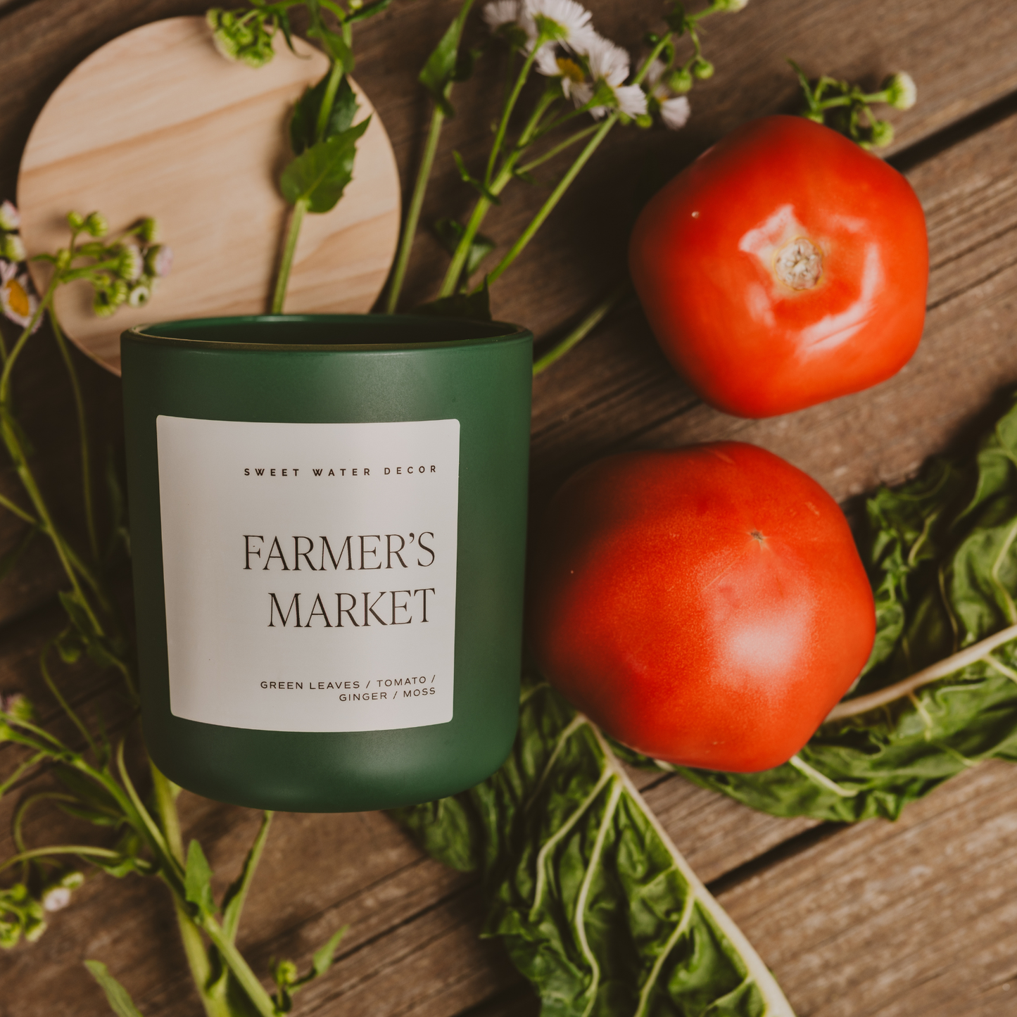*NEW* Farmer's Market 15 oz Soy Candle, Matte Jar - Gifts