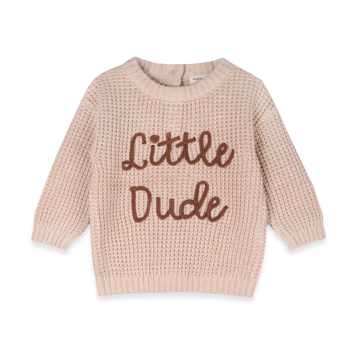 Little Dude Embroidered Pullover (Organic)